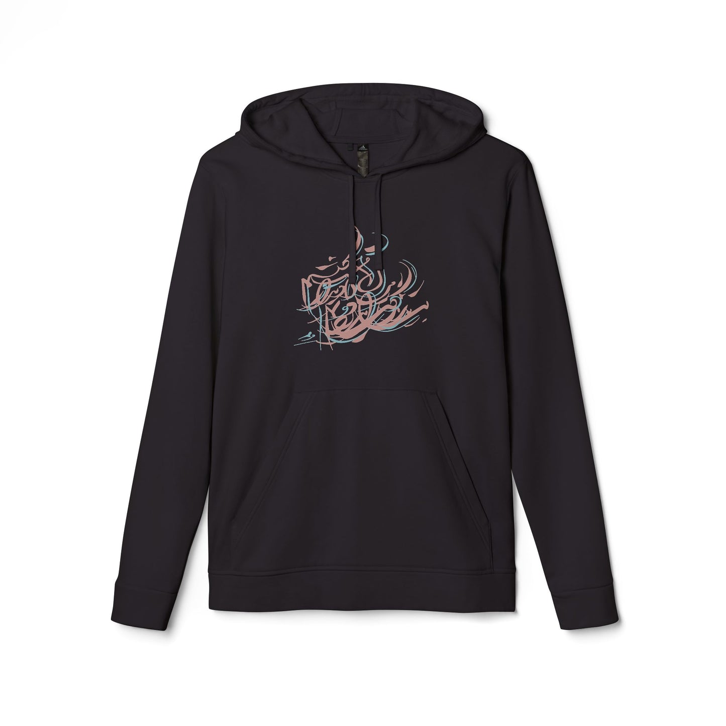 Adidas Fleece Hoodie with Kalli K Modern Calligraphy Design