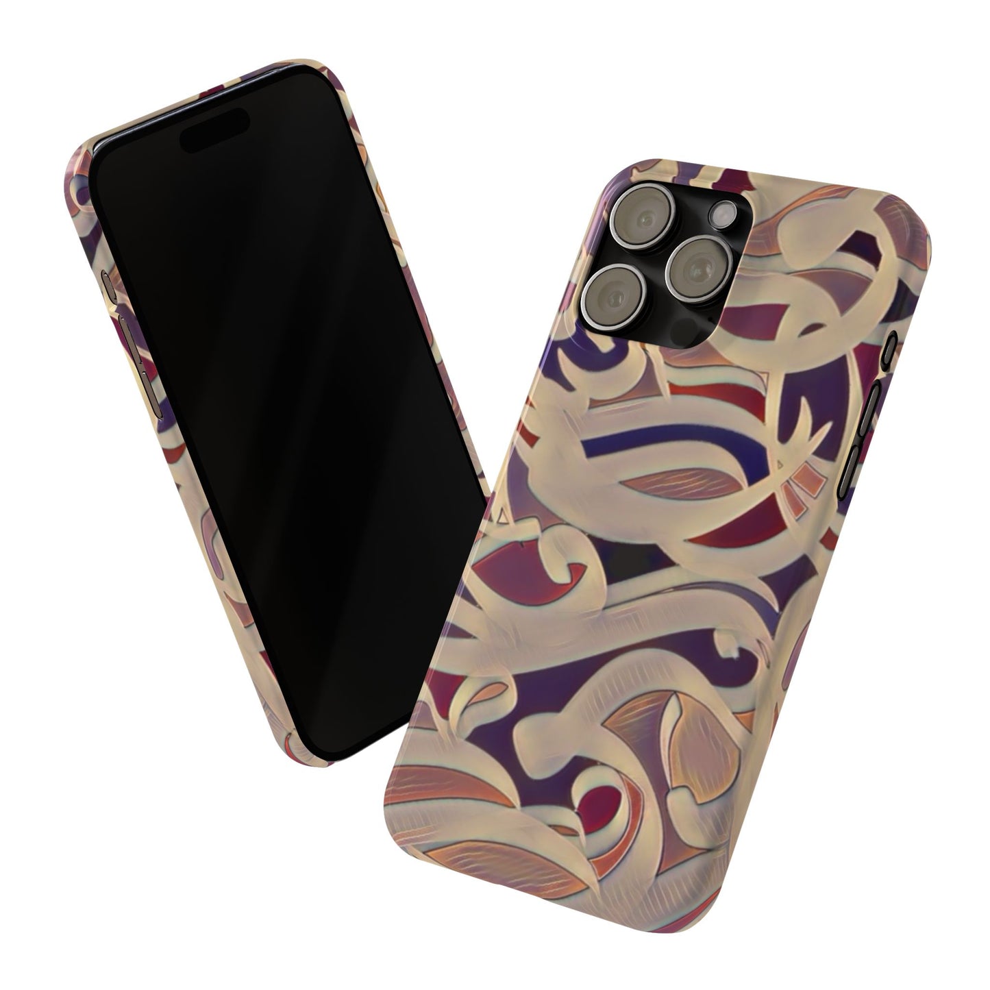 ' Modern Art Slim Phone Case -LOVE