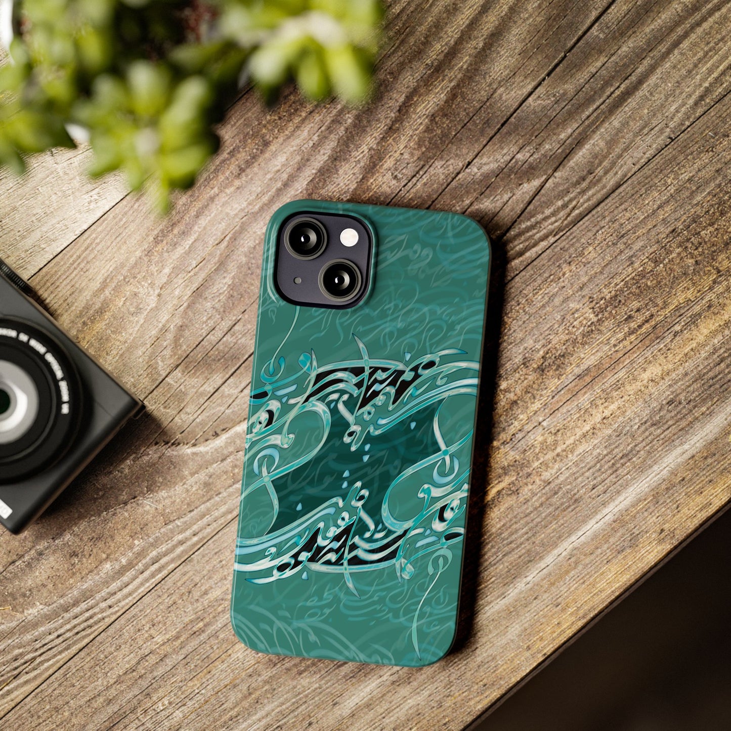 ' Modern Calligraphy Art Slim Phone Case