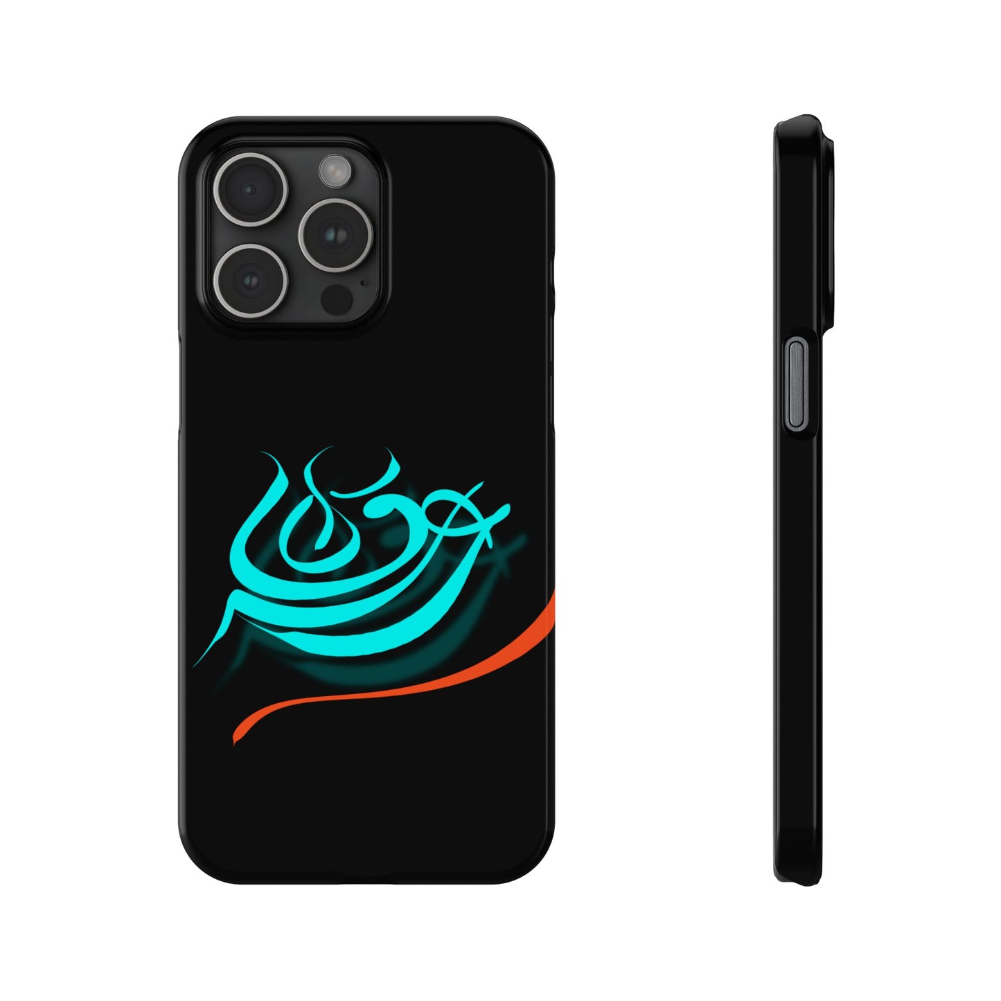 ' Modern Art Slim Phone Case -LOVE