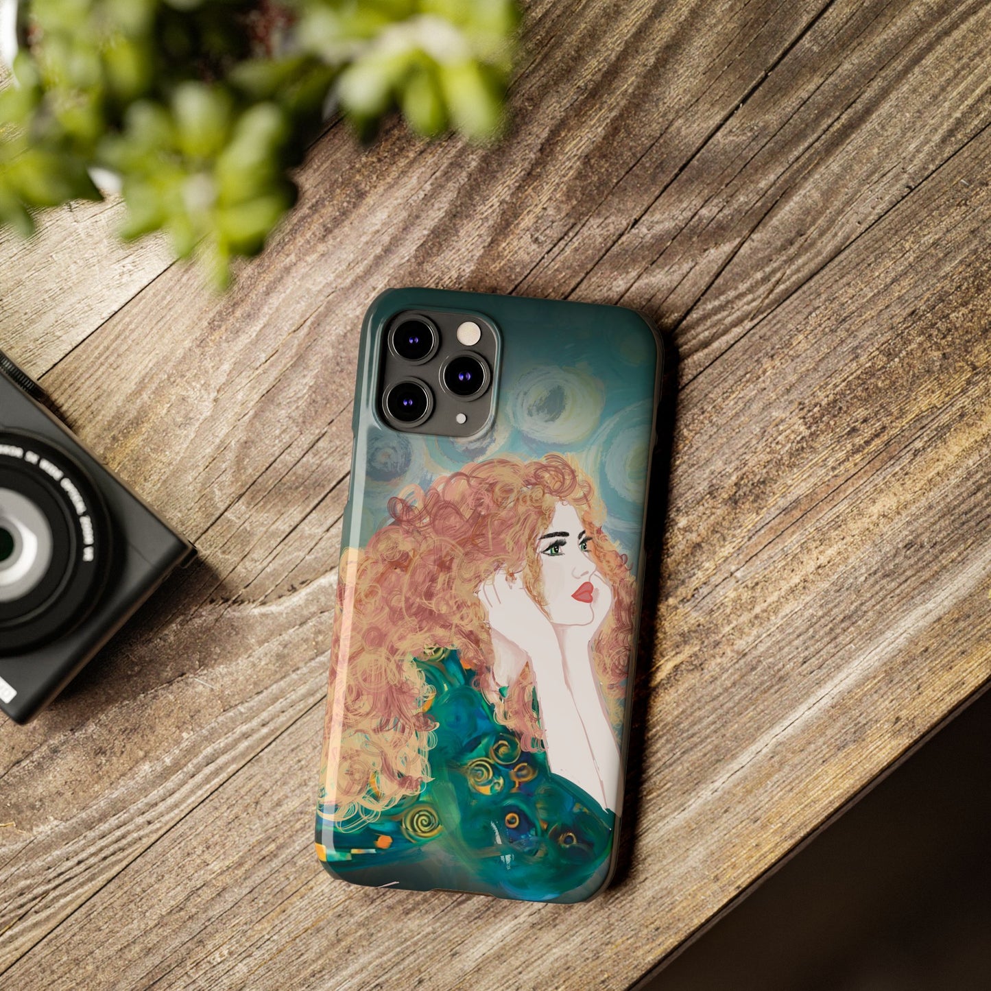 Copy of ' Modern Art  Slim Phone Case -LOVE