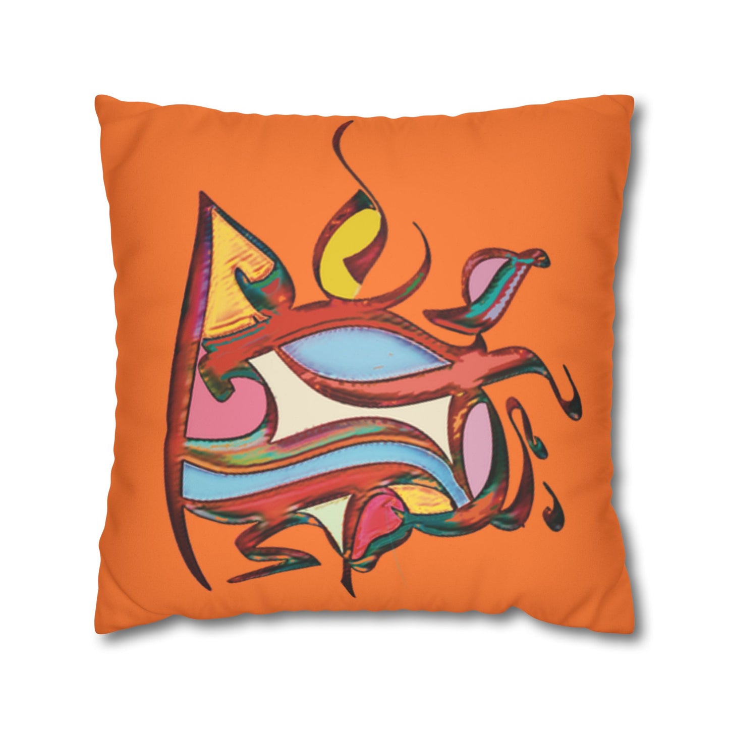 Square Pillowcase - Persian Calligraphy, Modern Handwriting Design