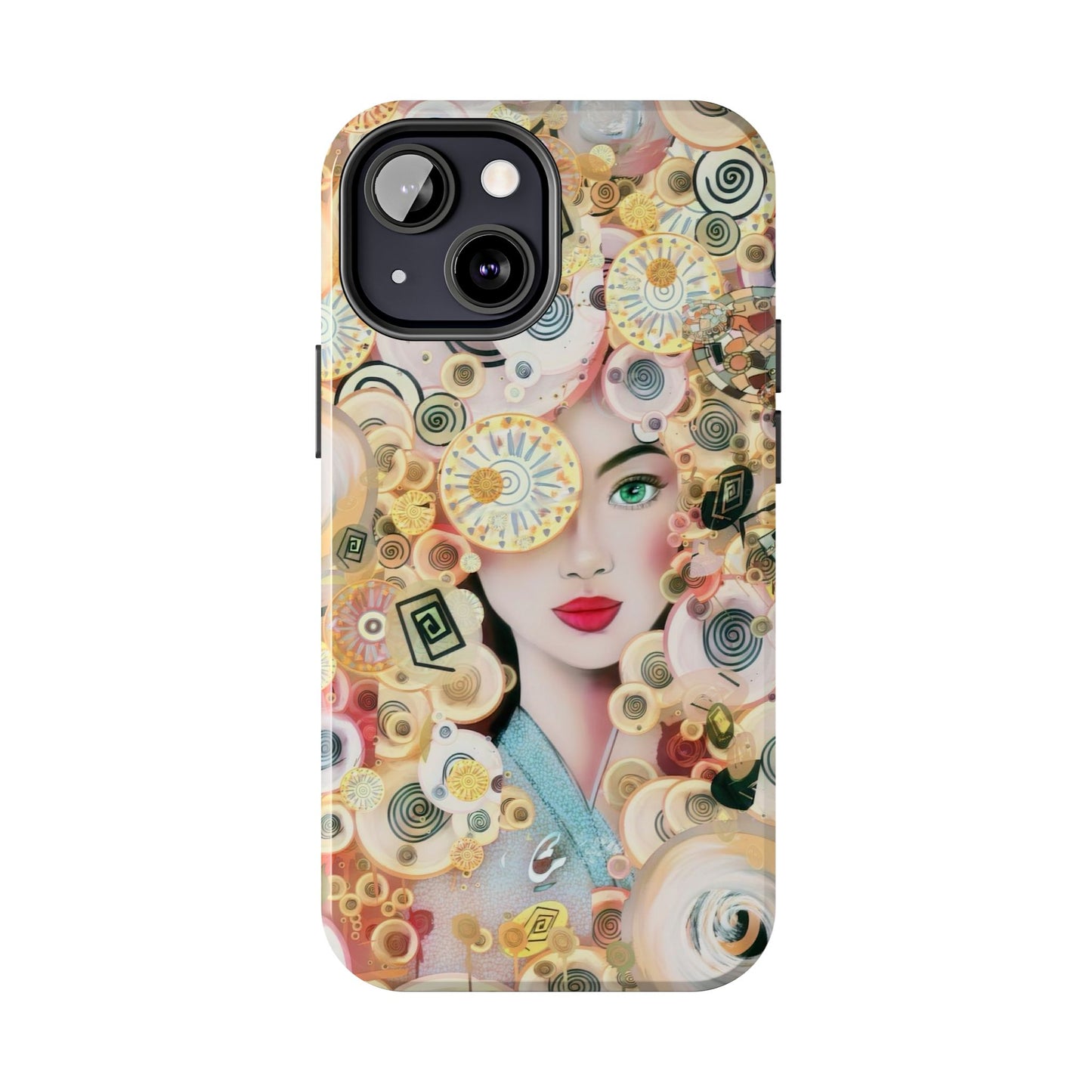 Phone Case - Persian Art Inspired Beautiful Girl Design