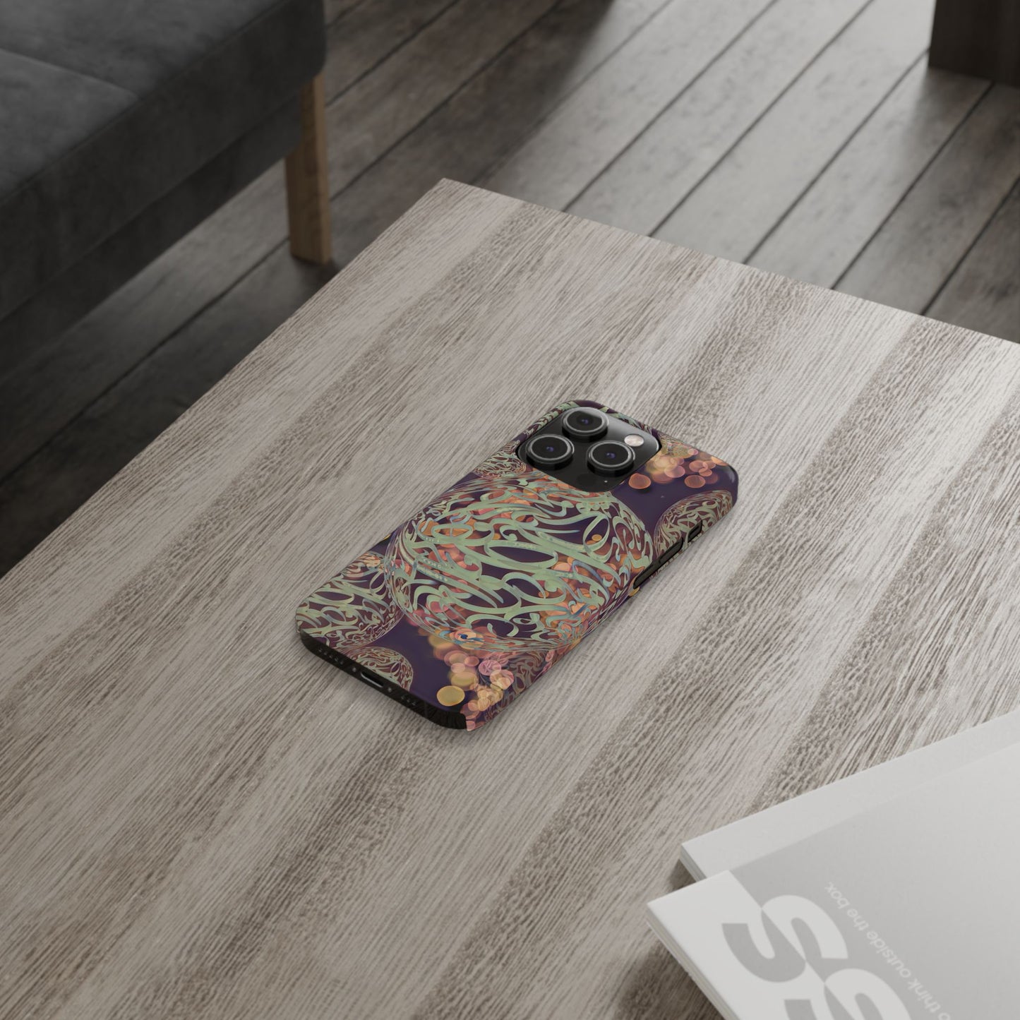 Copy of Copy of ' Modern Art Slim Phone Case -LOVE I-