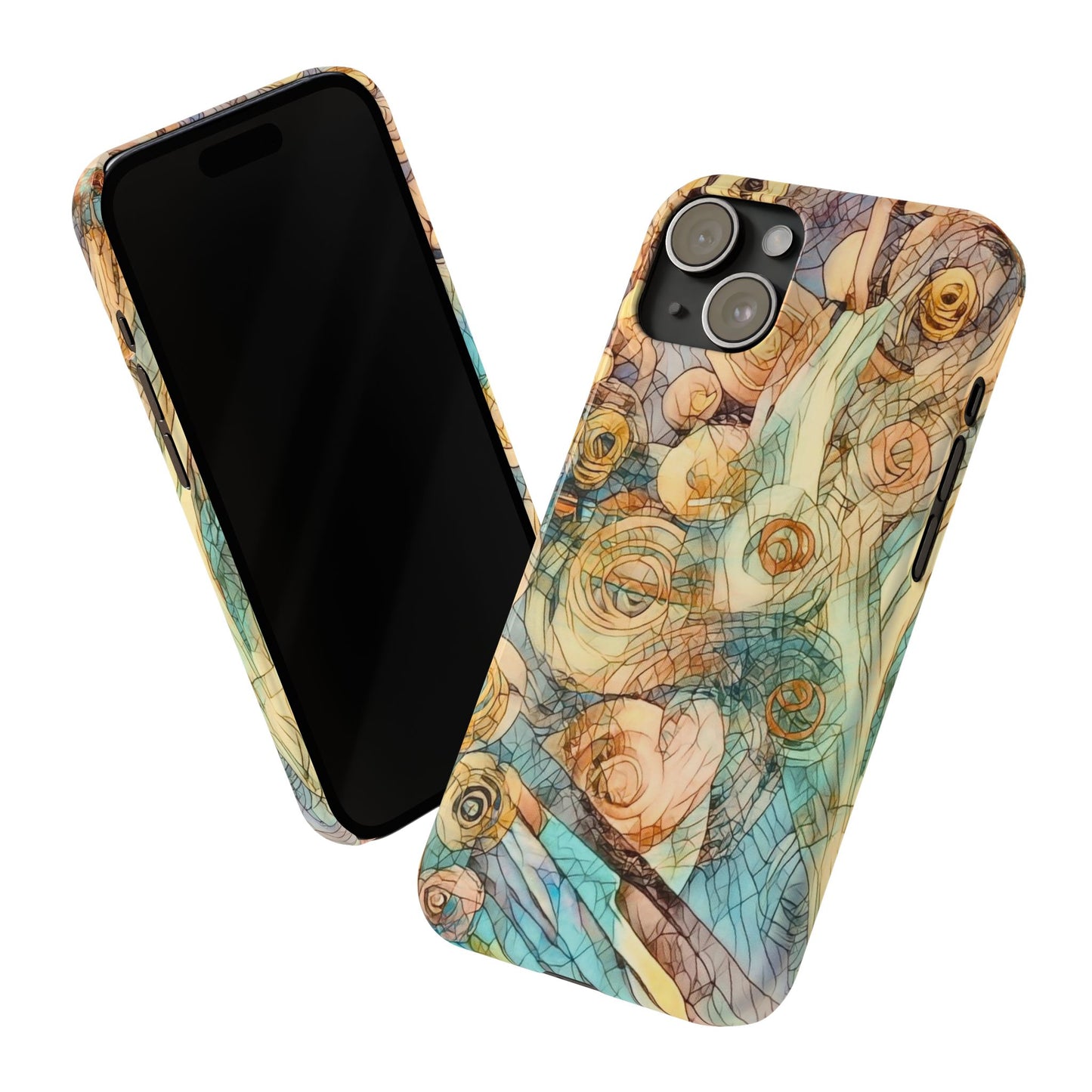 . ' Modern Art Slim Phone Case -.