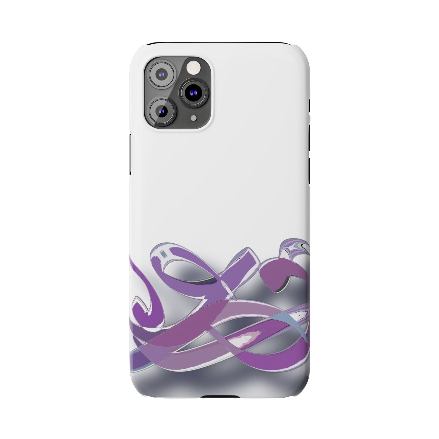 ' Modern Art Slim Phone Case -Calligraphy