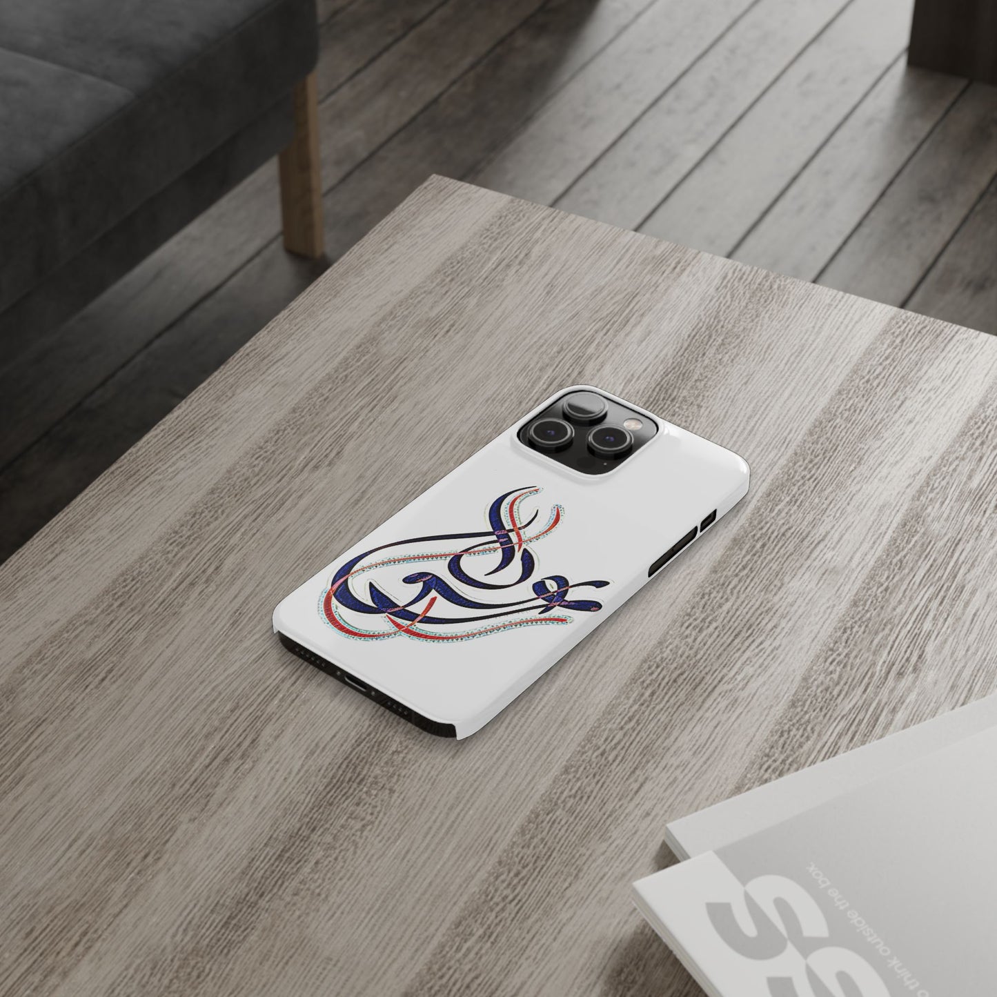 Modern Art Slim Phone Case - Eshgh (Love)