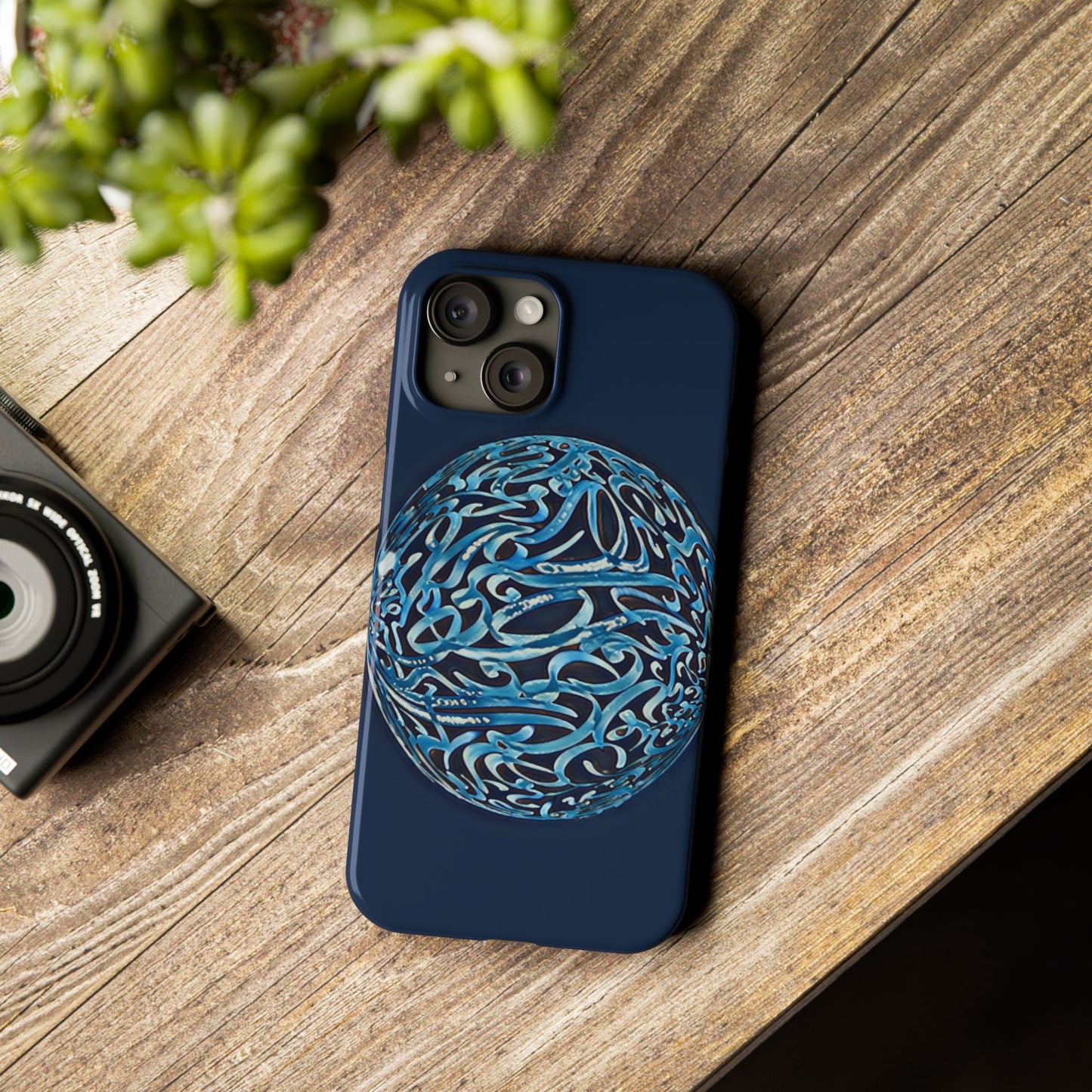 ' Modern Art Slim Phone Case -LOVE
