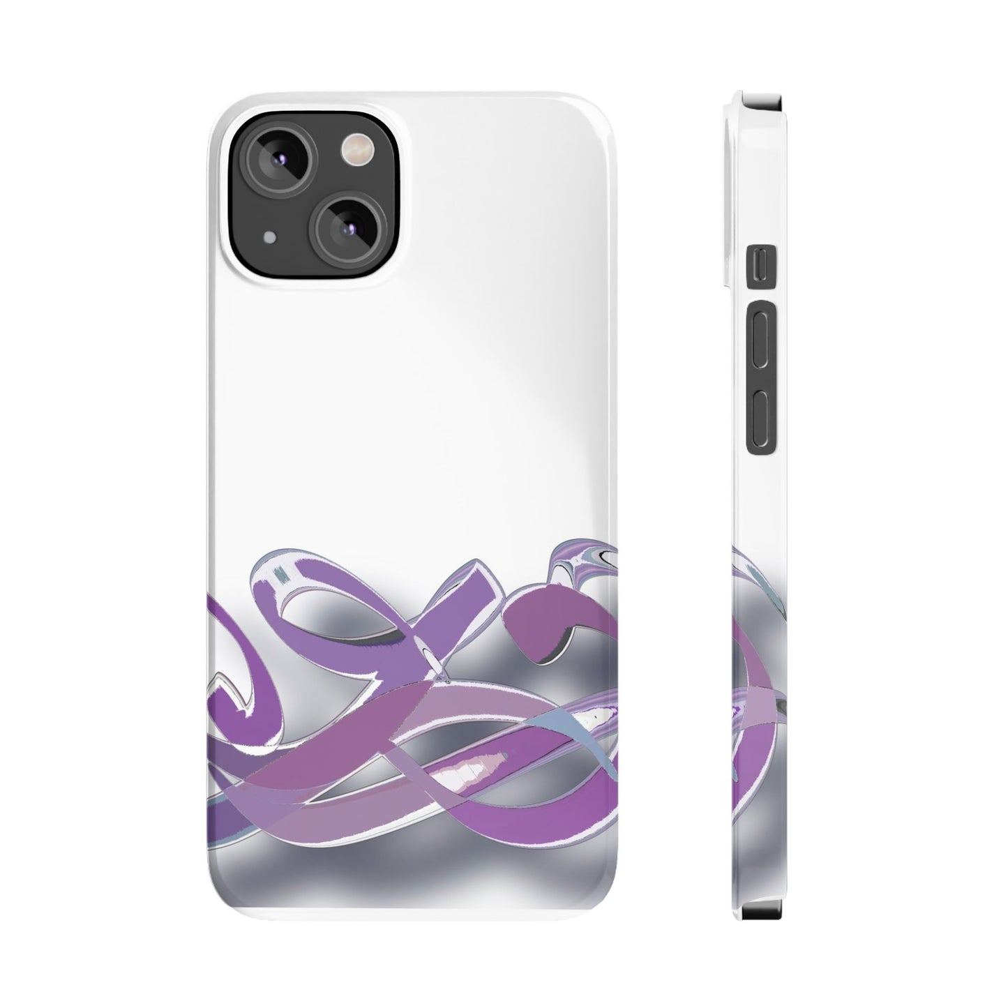 ' Modern Art Slim Phone Case -Calligraphy