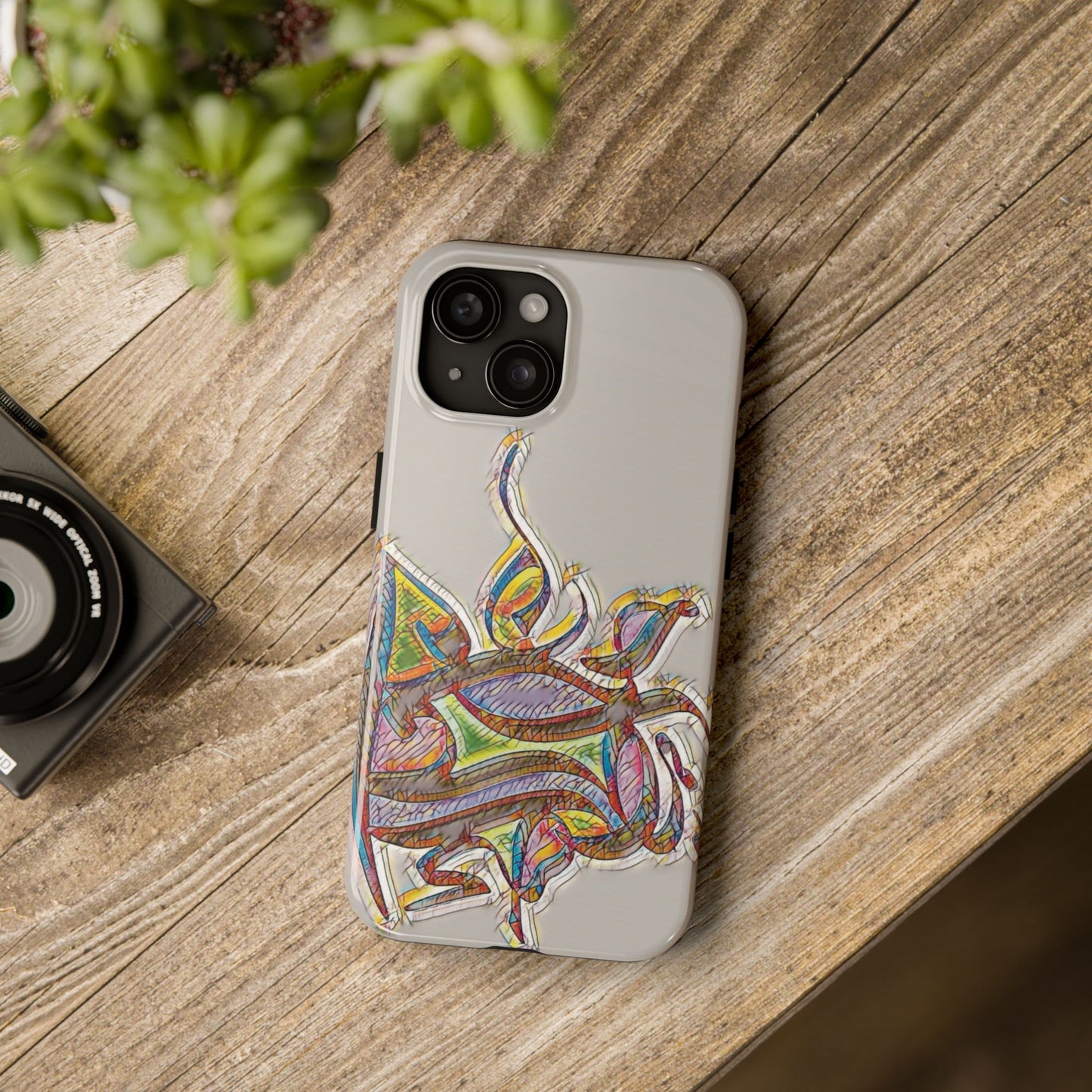 Phone Case Persian Calligraphy Modern Handwriting.