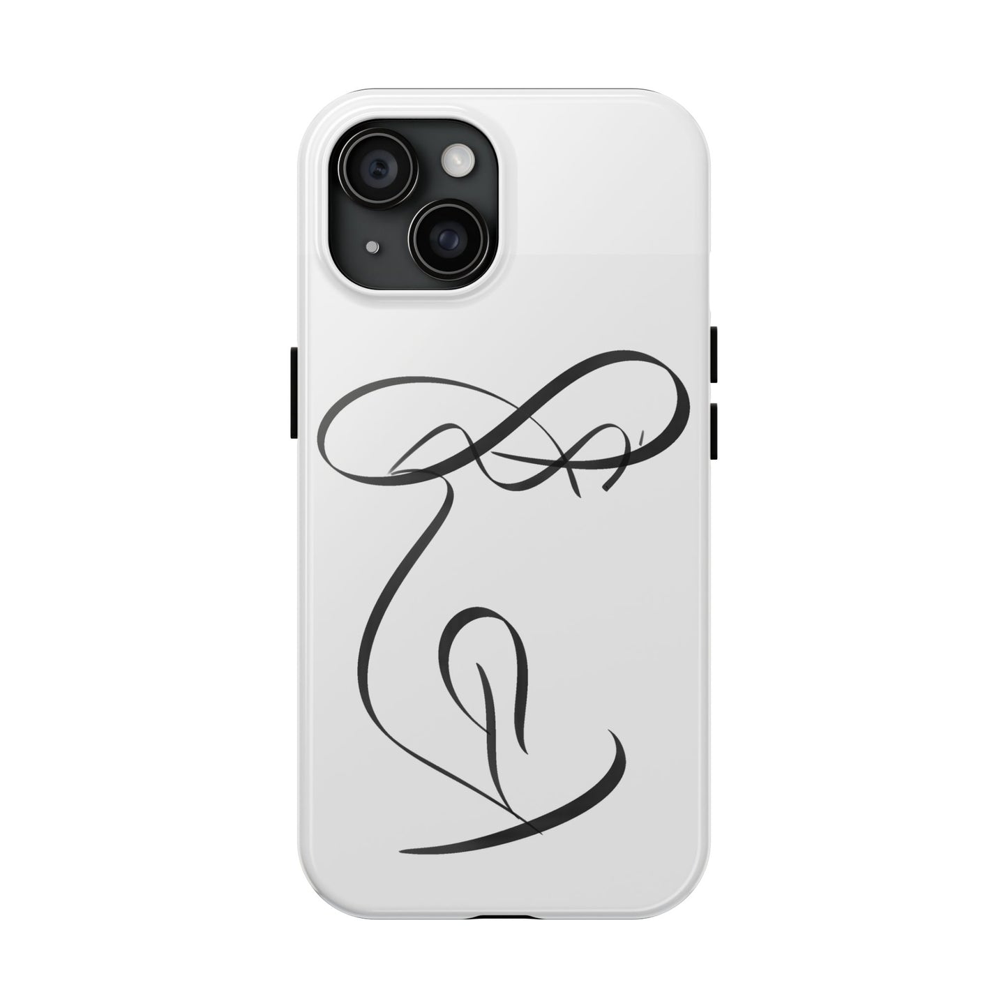 Handwritten Farsi Calligraphy 'Hiich' Design