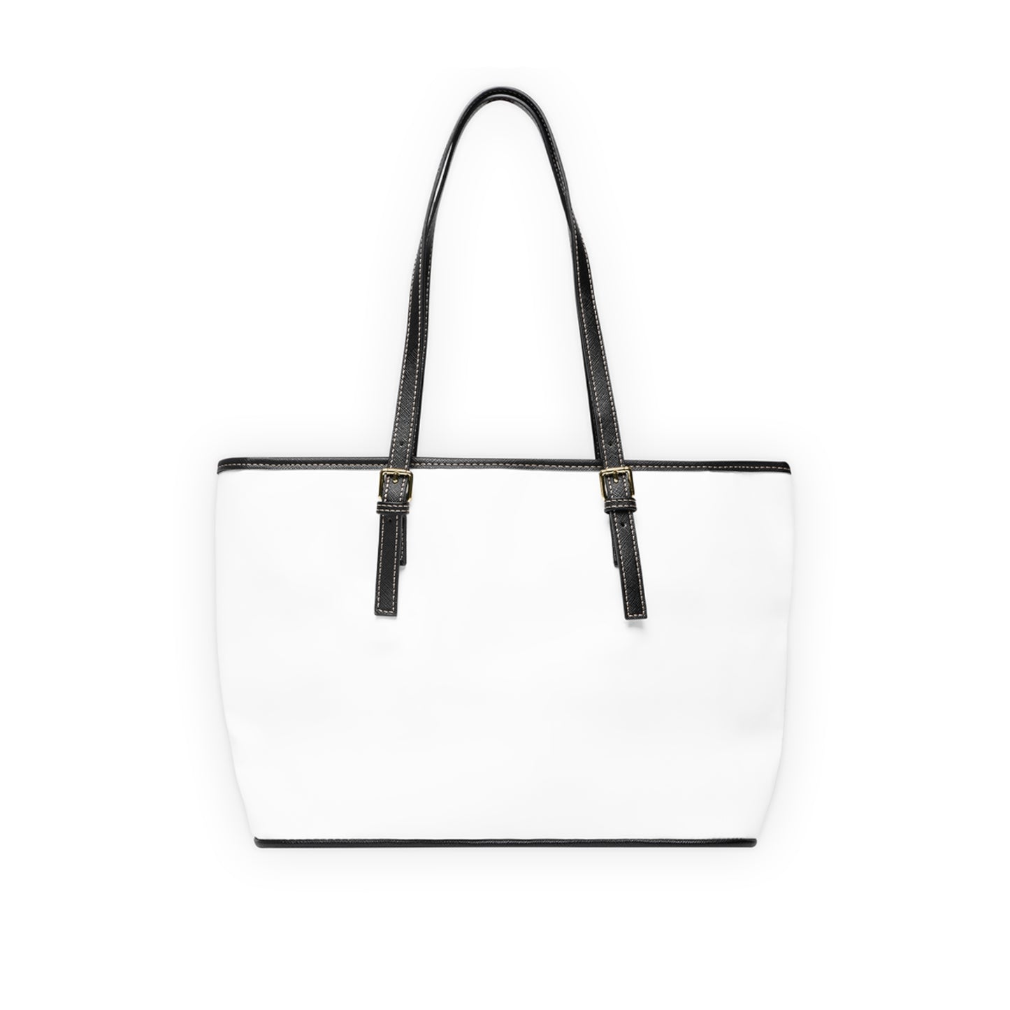 . Elegant PU Leather Shoulder Bag with Artistic Calligraphy Design