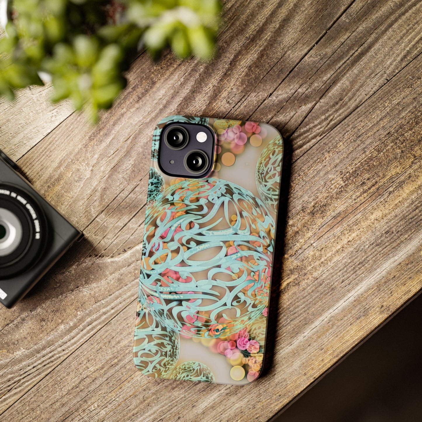 Copy of Copy of Copy of ' Modern Art Slim Phone Case -LOVE I-
