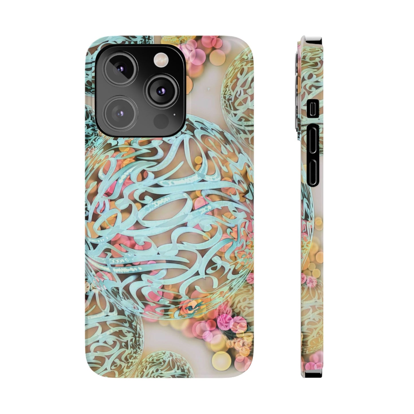 Copy of Copy of Copy of ' Modern Art Slim Phone Case -LOVE I-