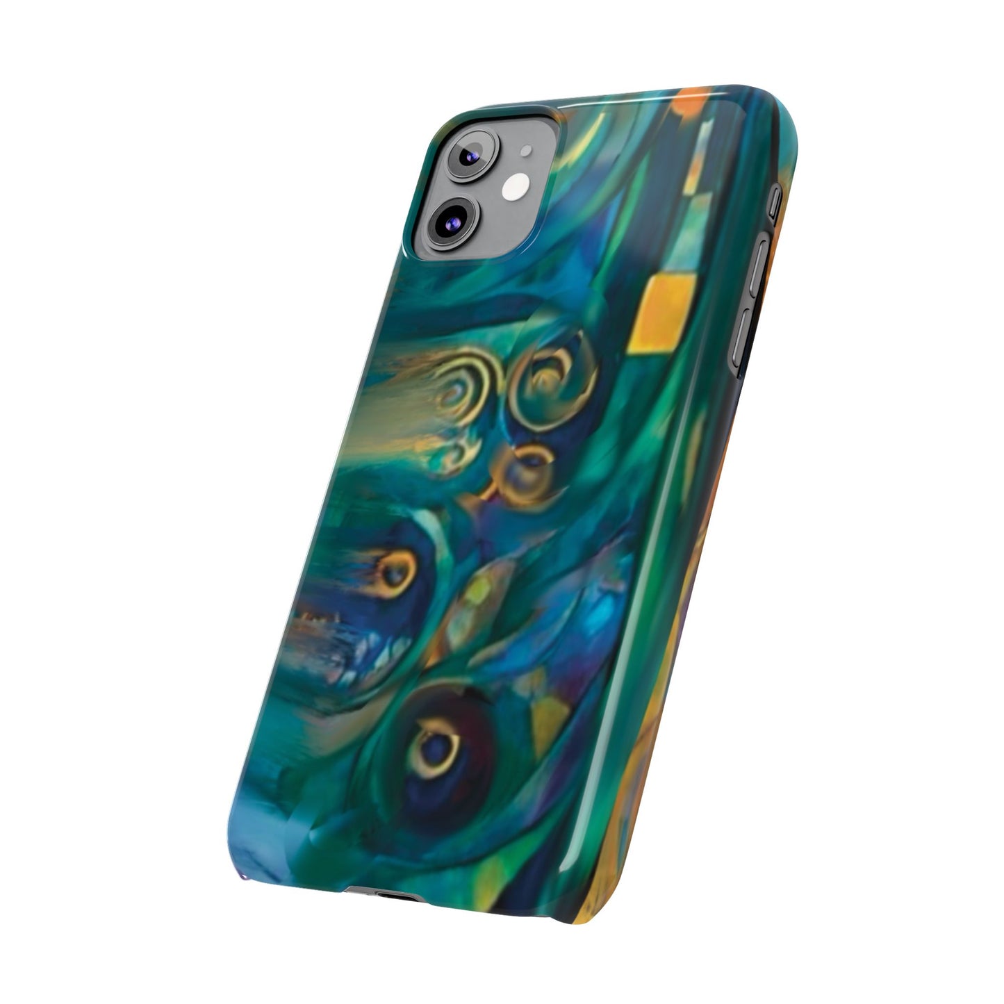 ' Modern Art Slim Phone Case -LOVE I-