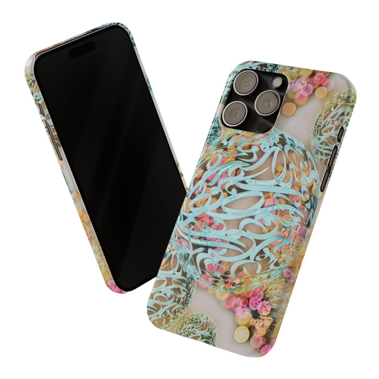 Copy of Copy of Copy of ' Modern Art Slim Phone Case -LOVE I-
