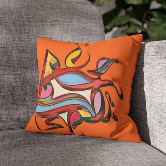 Square Pillowcase - Persian Calligraphy, Modern Handwriting Design