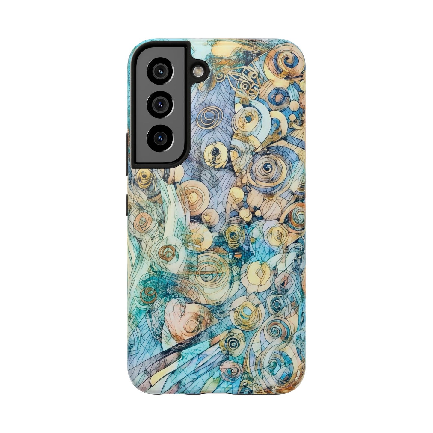 Golden Swirls Phone Case