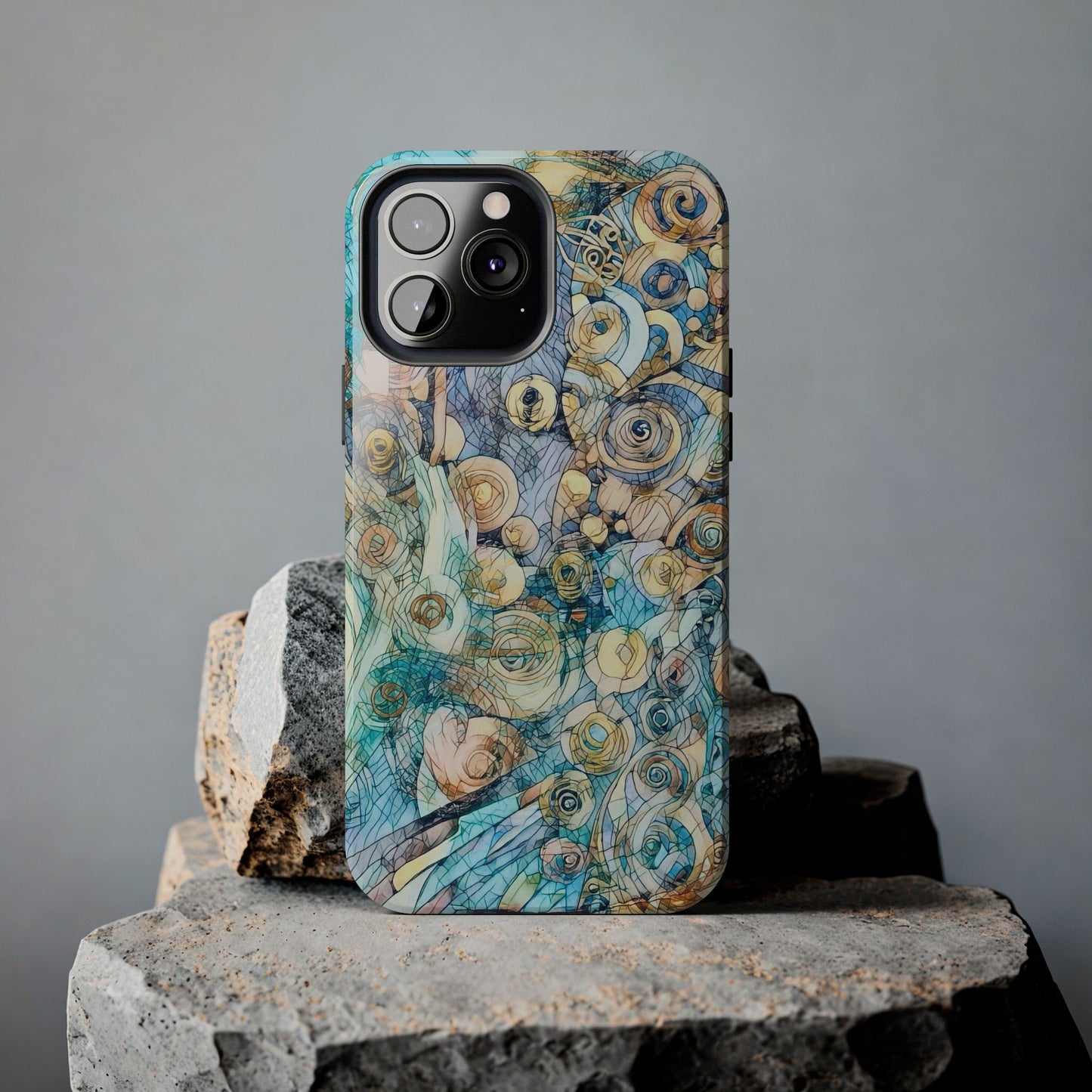 Golden Swirls Phone Case