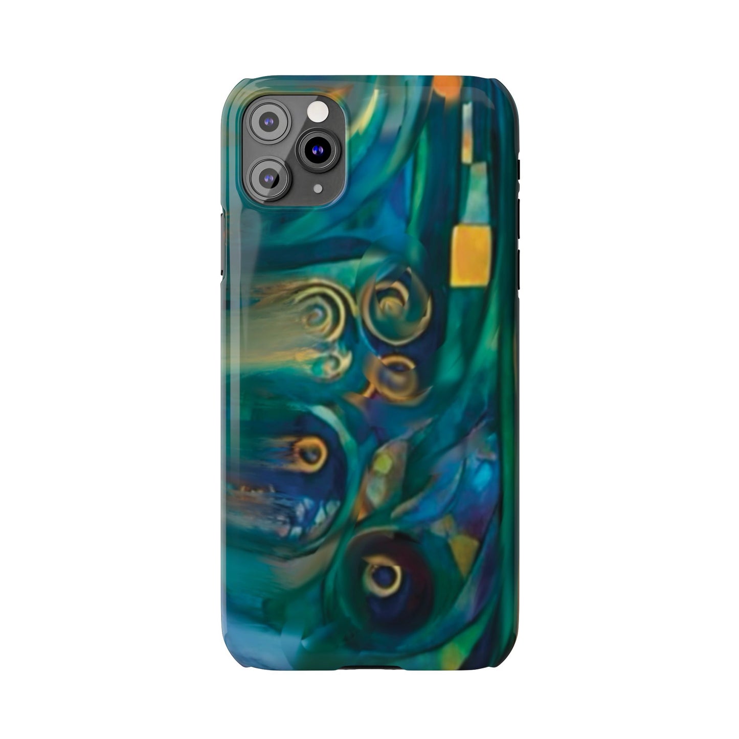 ' Modern Art Slim Phone Case -LOVE I-