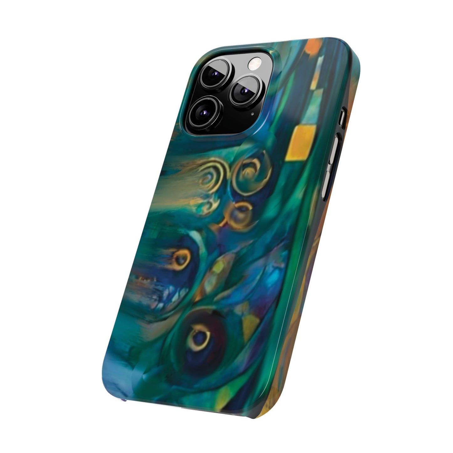 ' Modern Art Slim Phone Case -LOVE I-