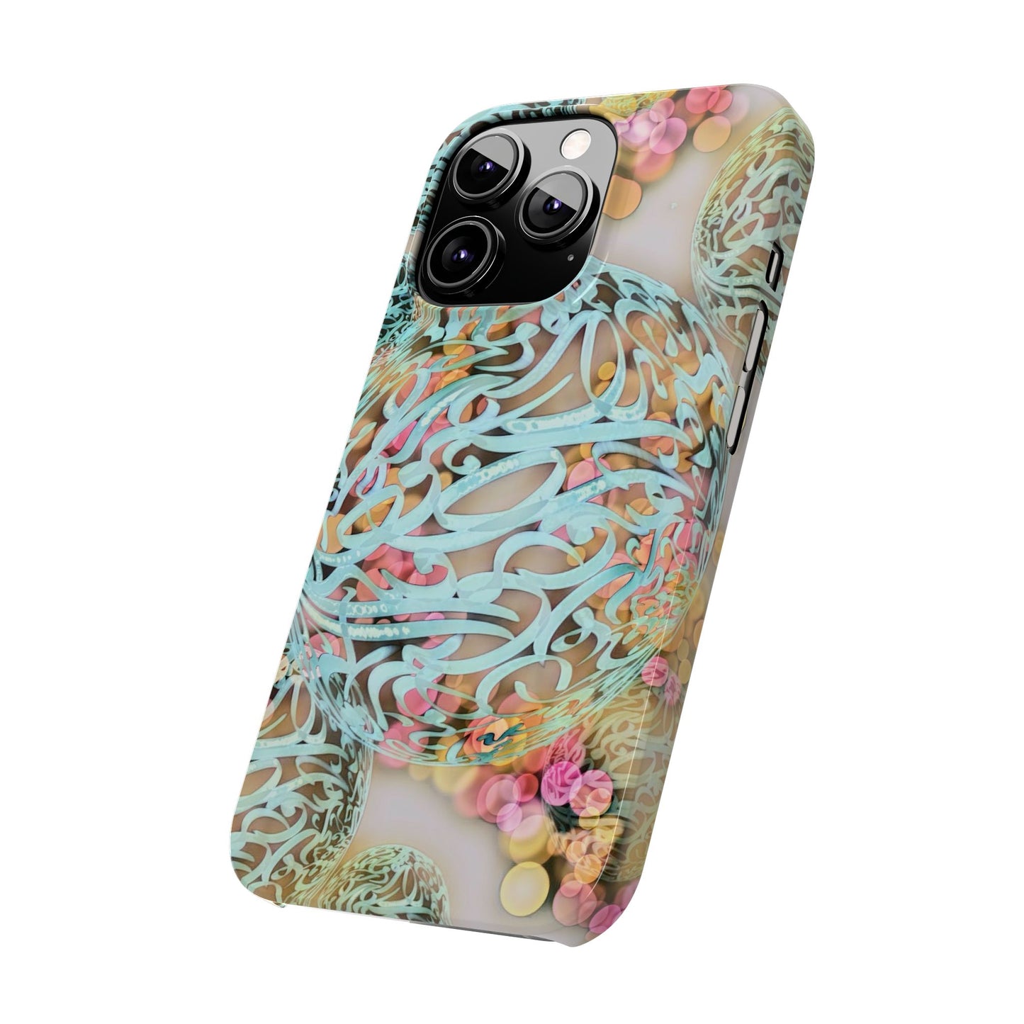 Copy of Copy of Copy of ' Modern Art Slim Phone Case -LOVE I-
