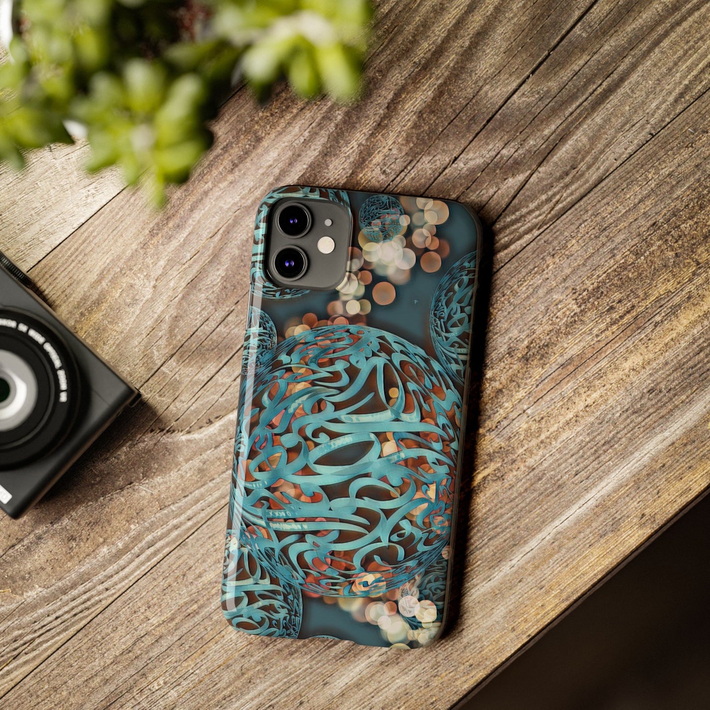 ' Modern Art Slim Phone Case -LOVE