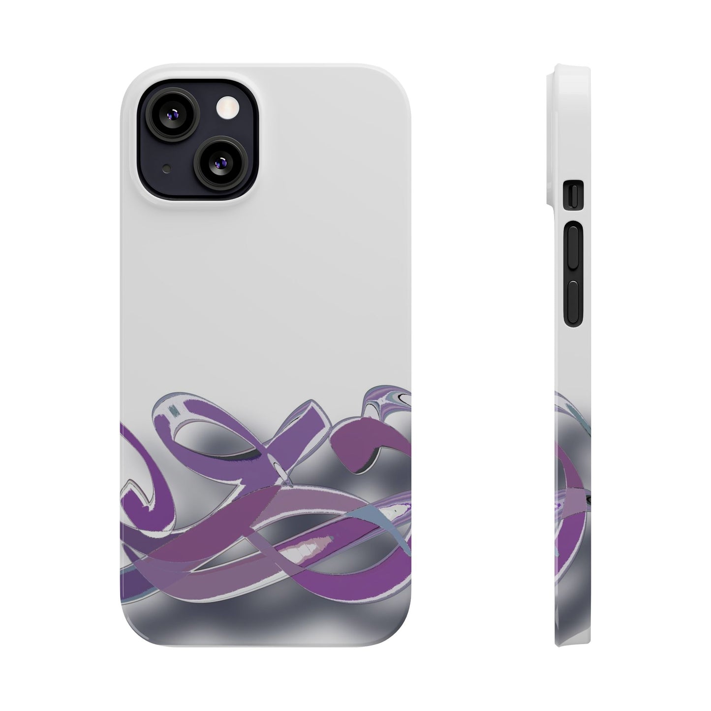 ' Modern Art Slim Phone Case -Calligraphy