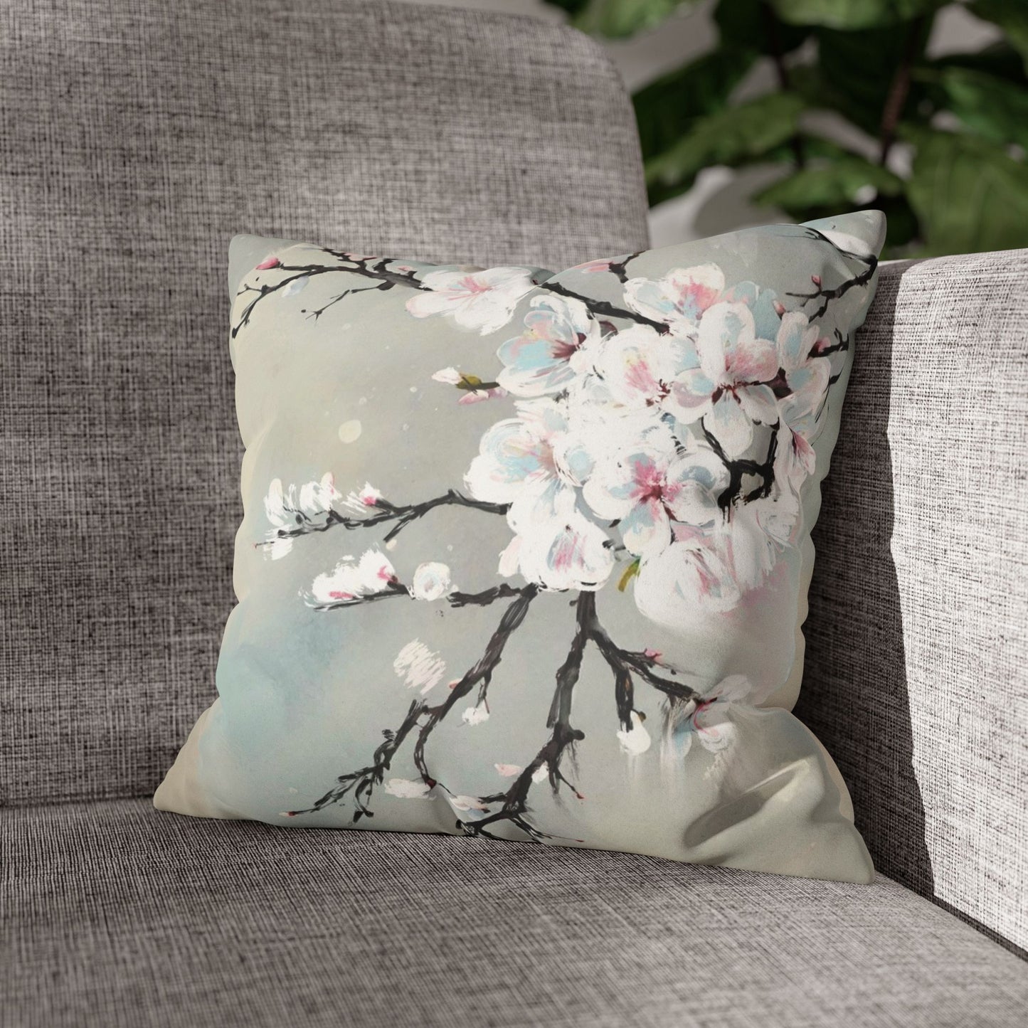 Spring Pillowcase - Modern Art Portrait Watercolour Design