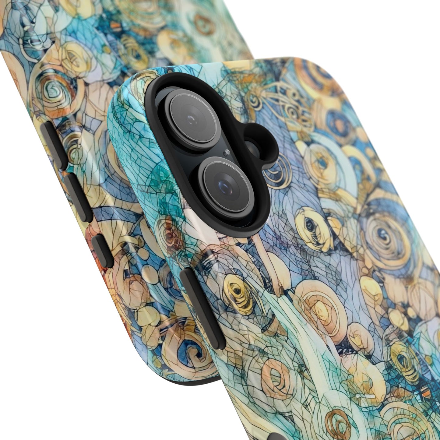 Golden Swirls Phone Case
