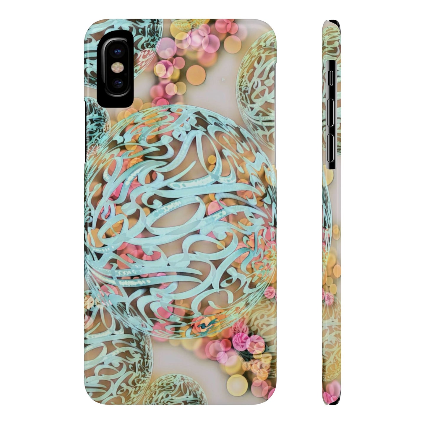 Copy of Copy of Copy of ' Modern Art Slim Phone Case -LOVE I-