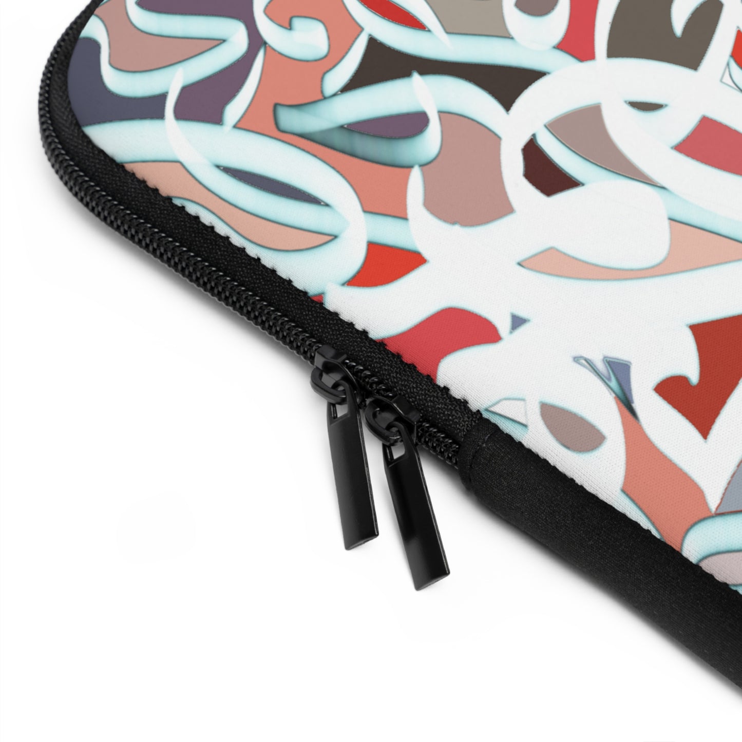 ' Laptop Sleeve -Modern Digital Calligraphy Art Design