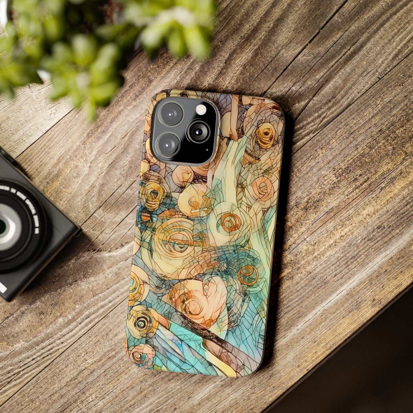 . ' Modern Art Slim Phone Case -.