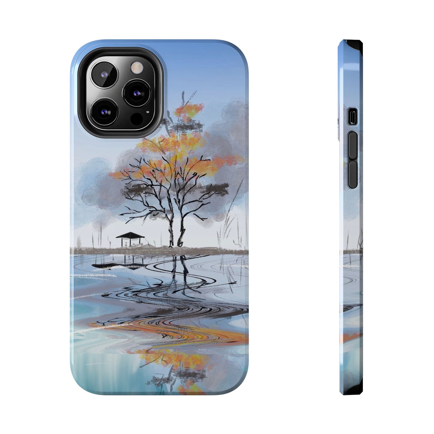 Serenity Phone Case Persian Calligraphy Art.