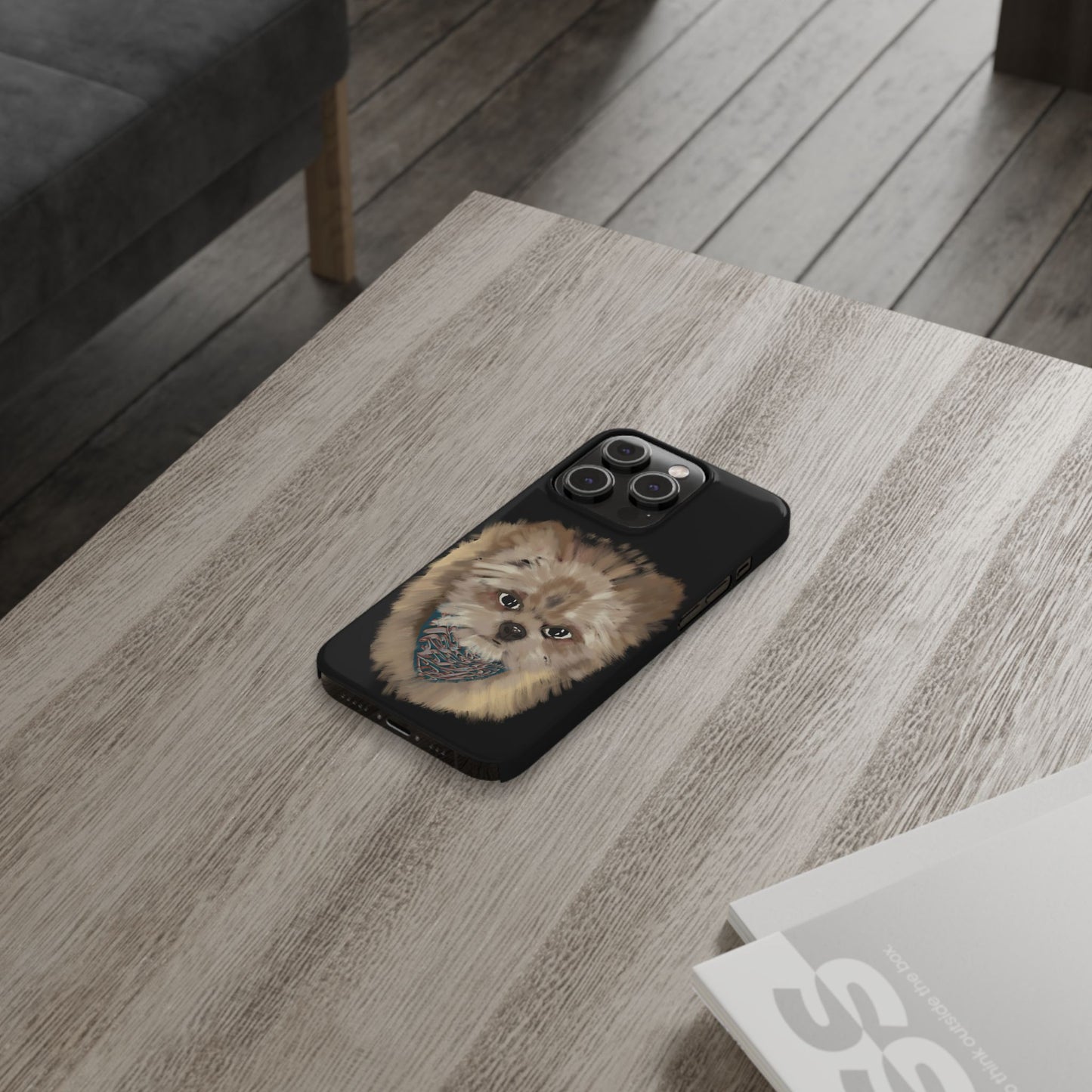 Copy of Copy of Copy of Copy of ' Modern Art Slim Phone Case -LOVE I-