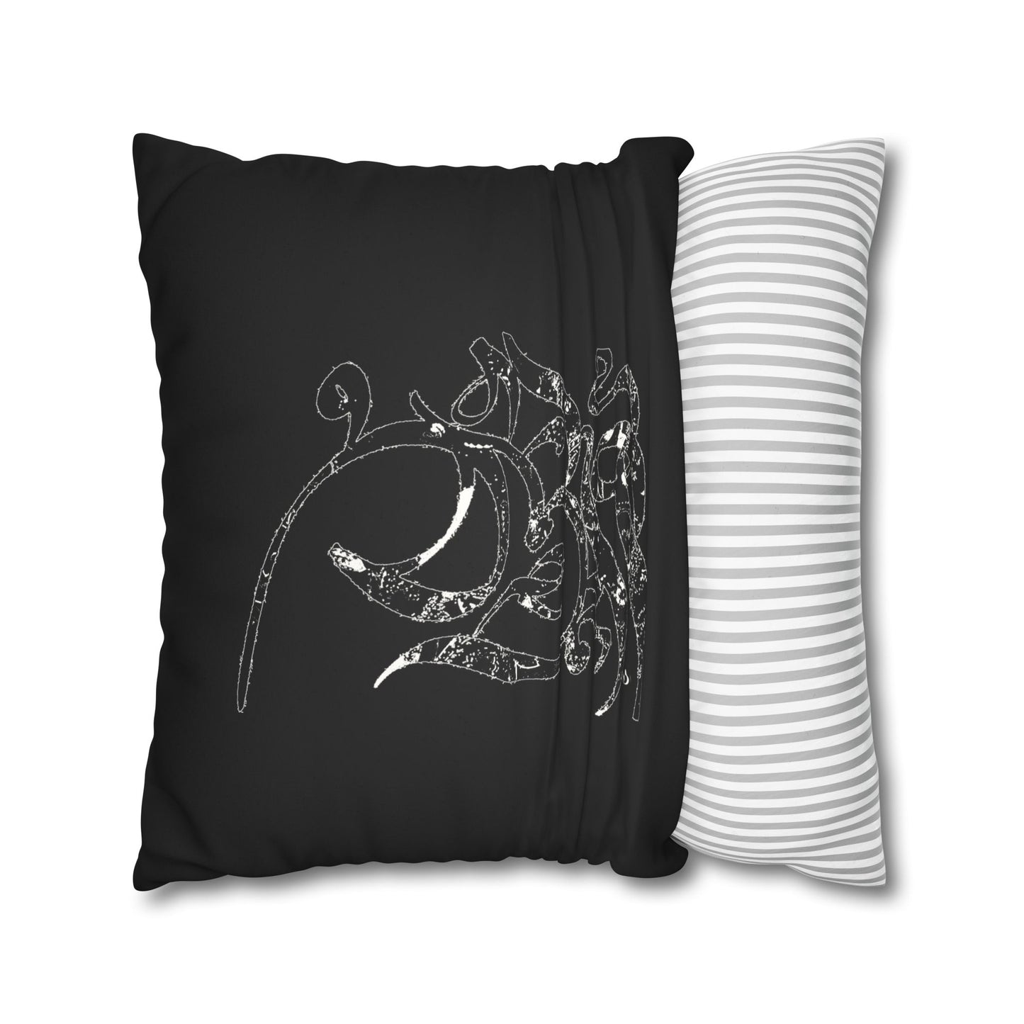 Persian Calligraphy beauty Faux Suede Square Pillow Cover