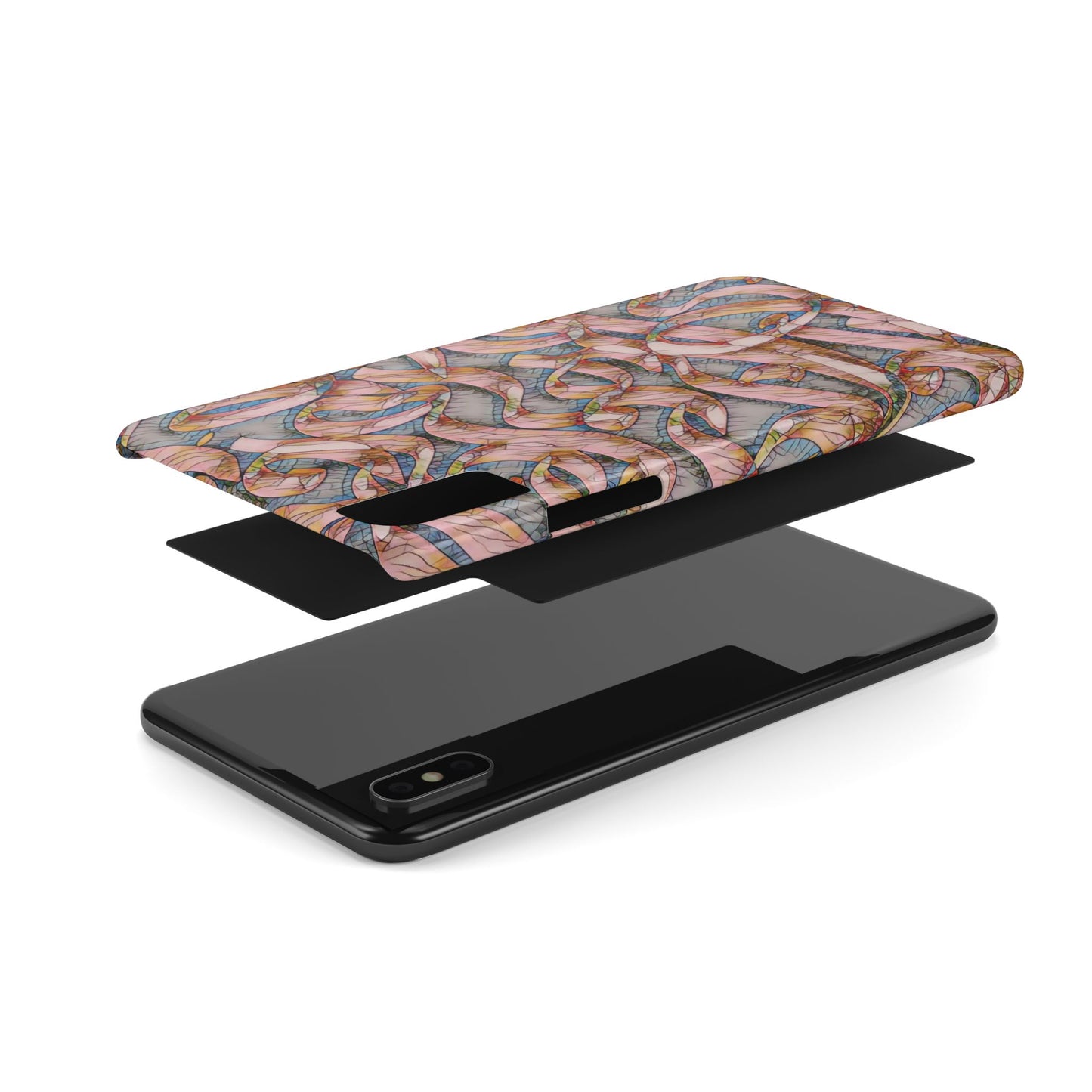 ' Modern Art Slim Phone Case -LOVE I-