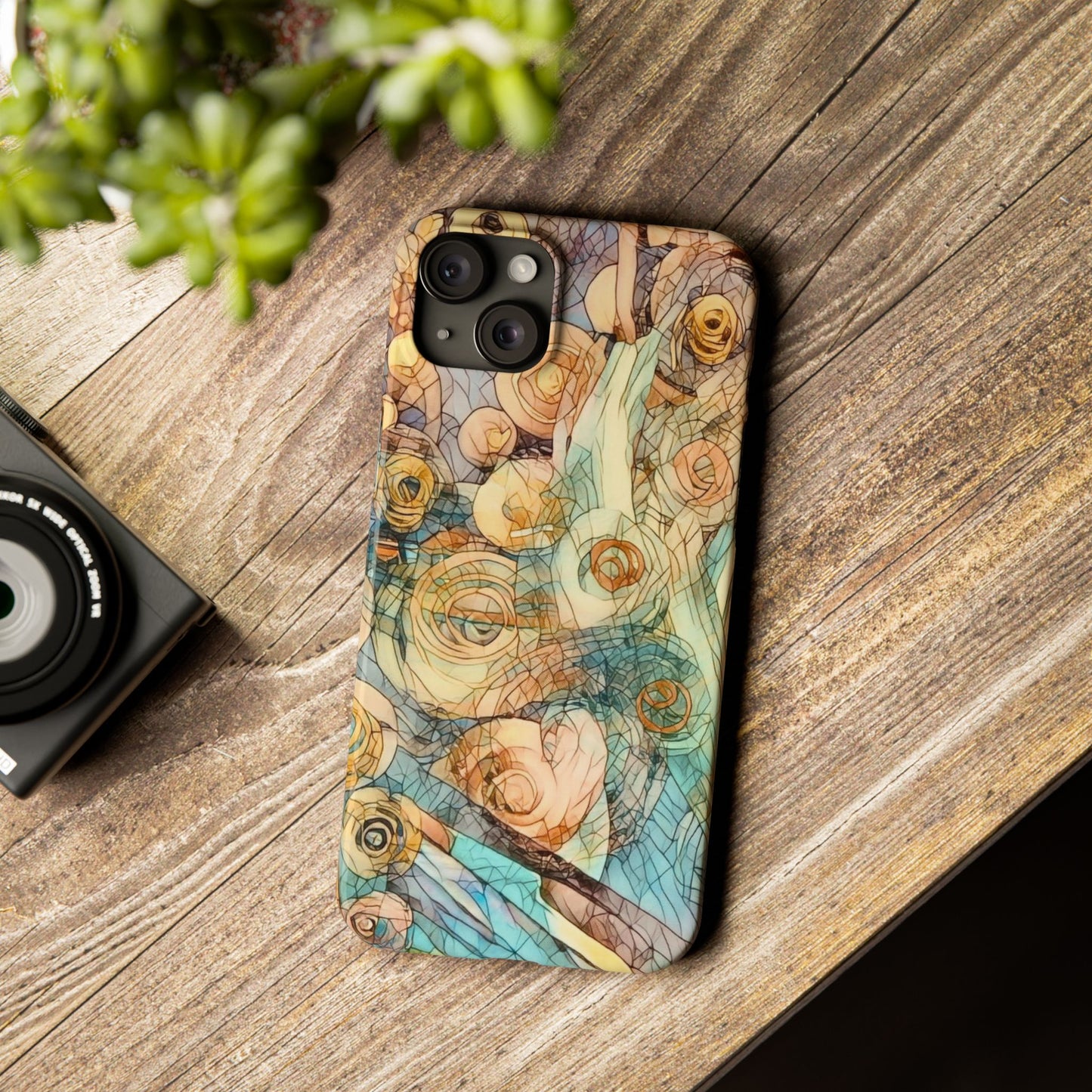 . ' Modern Art Slim Phone Case -.
