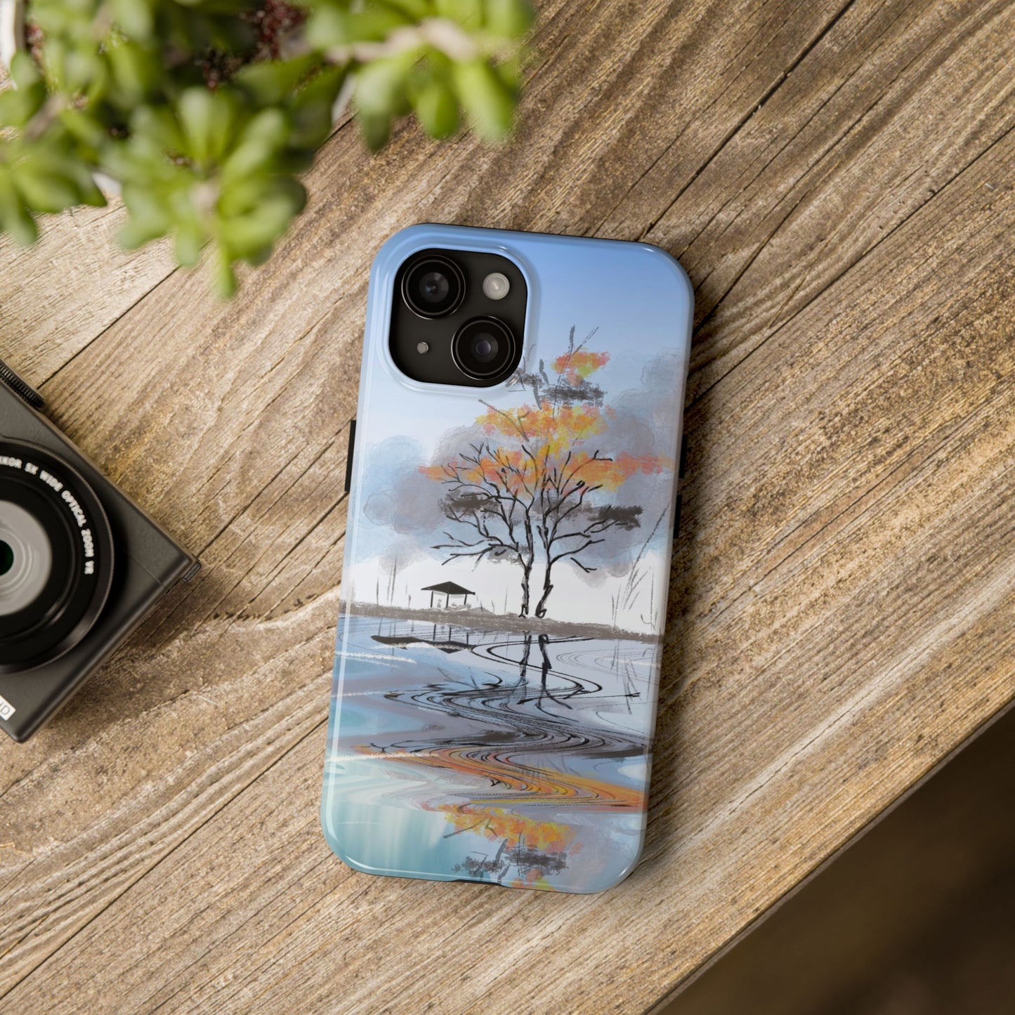 Serenity Phone Case Persian Calligraphy Art.