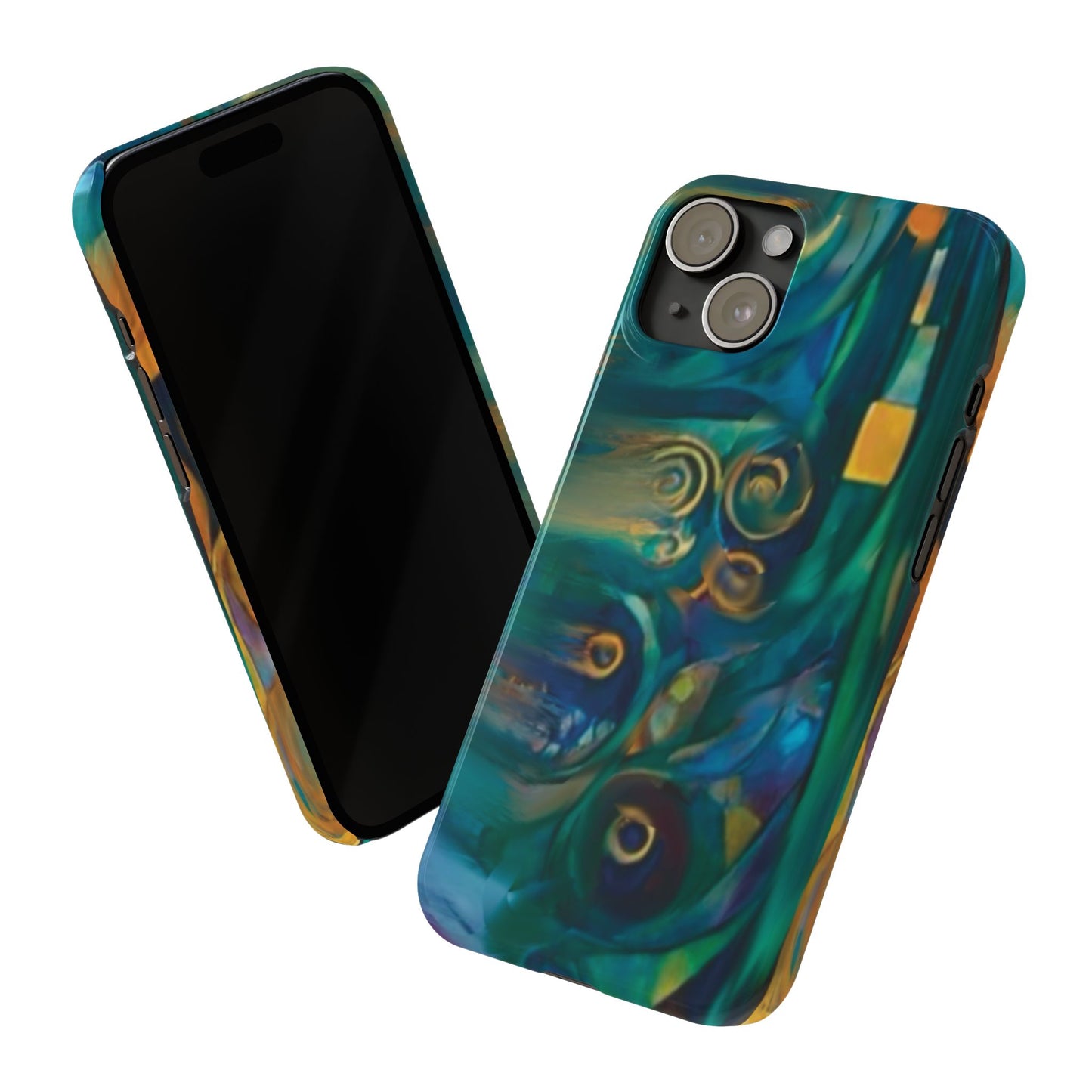 ' Modern Art Slim Phone Case -LOVE I-