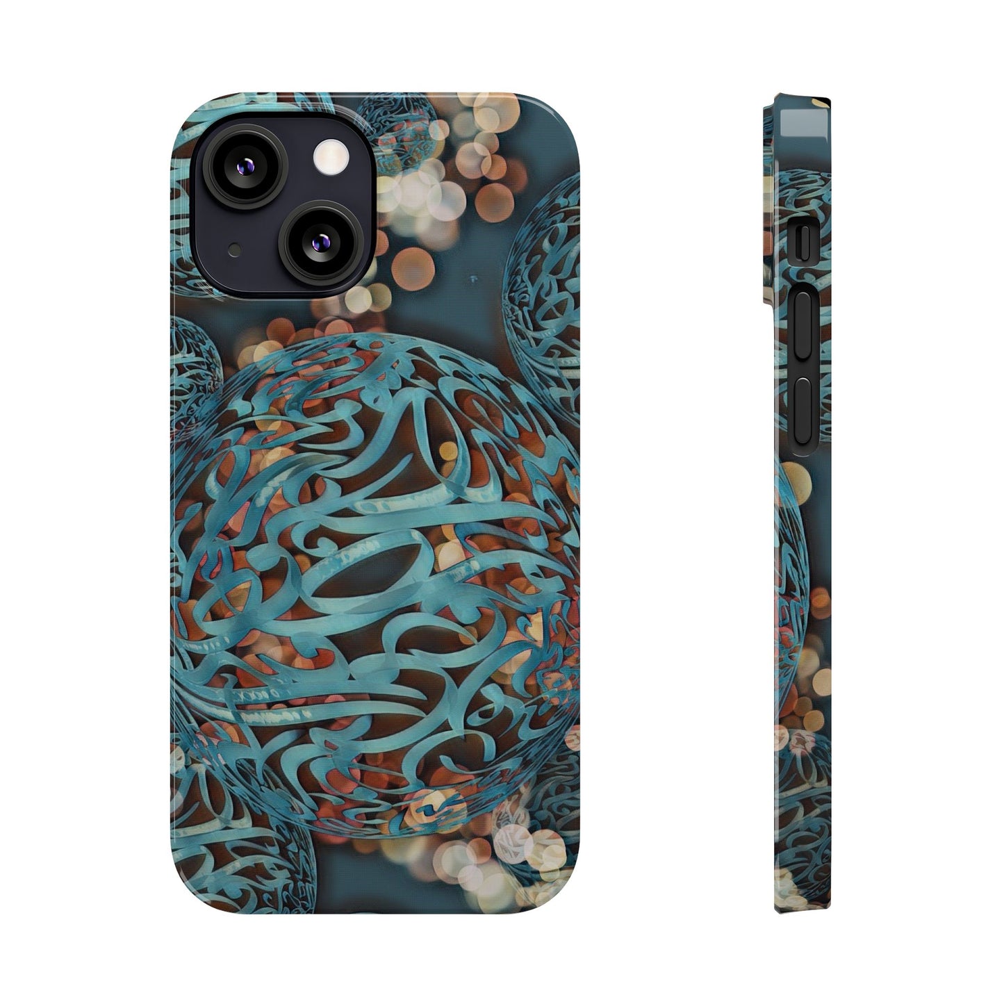 ' Modern Art Slim Phone Case -LOVE