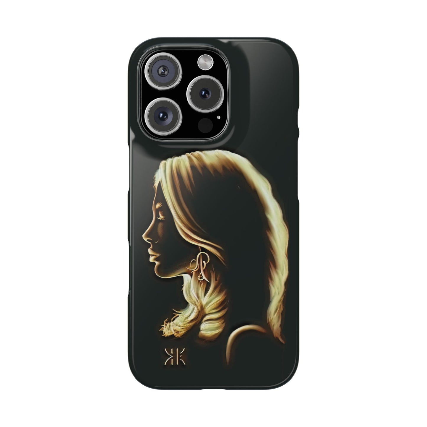 Copy of ' Modern Art Slim Phone Case -LOVE I-
