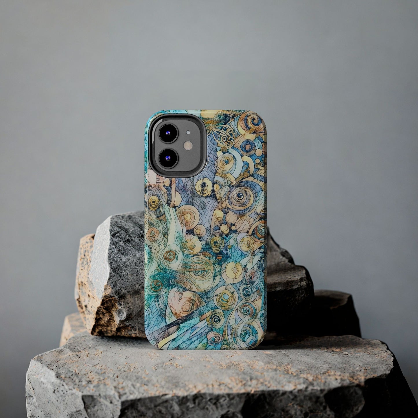 Golden Swirls Phone Case