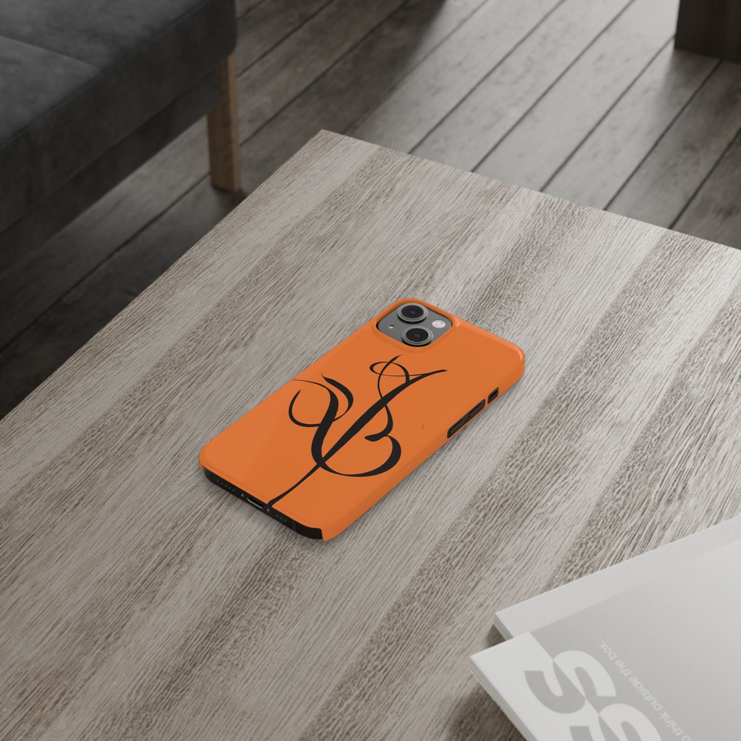' Modern Art Slim Phone Case -LOVE,