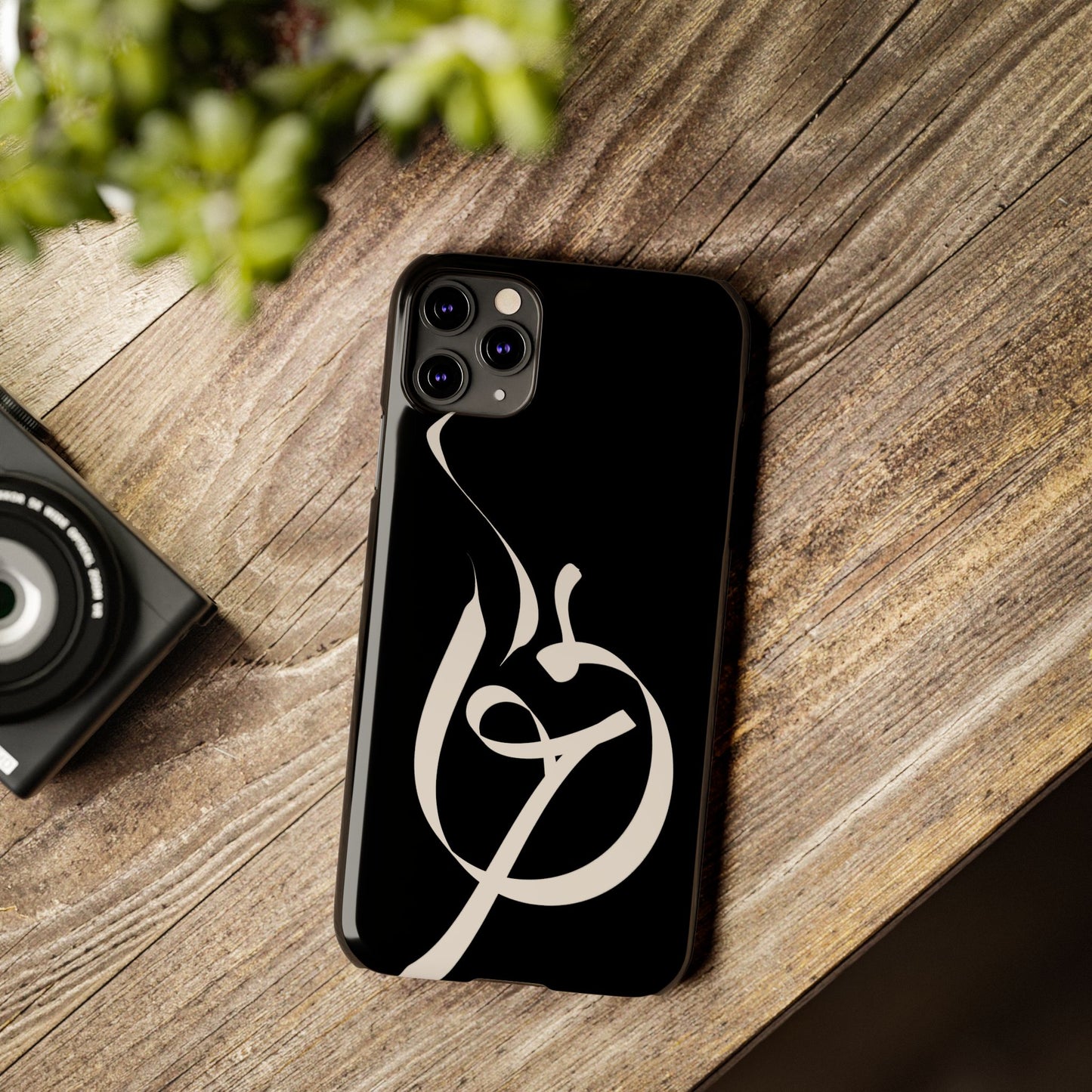 ' Modern Art Slim Phone Case -LOVE