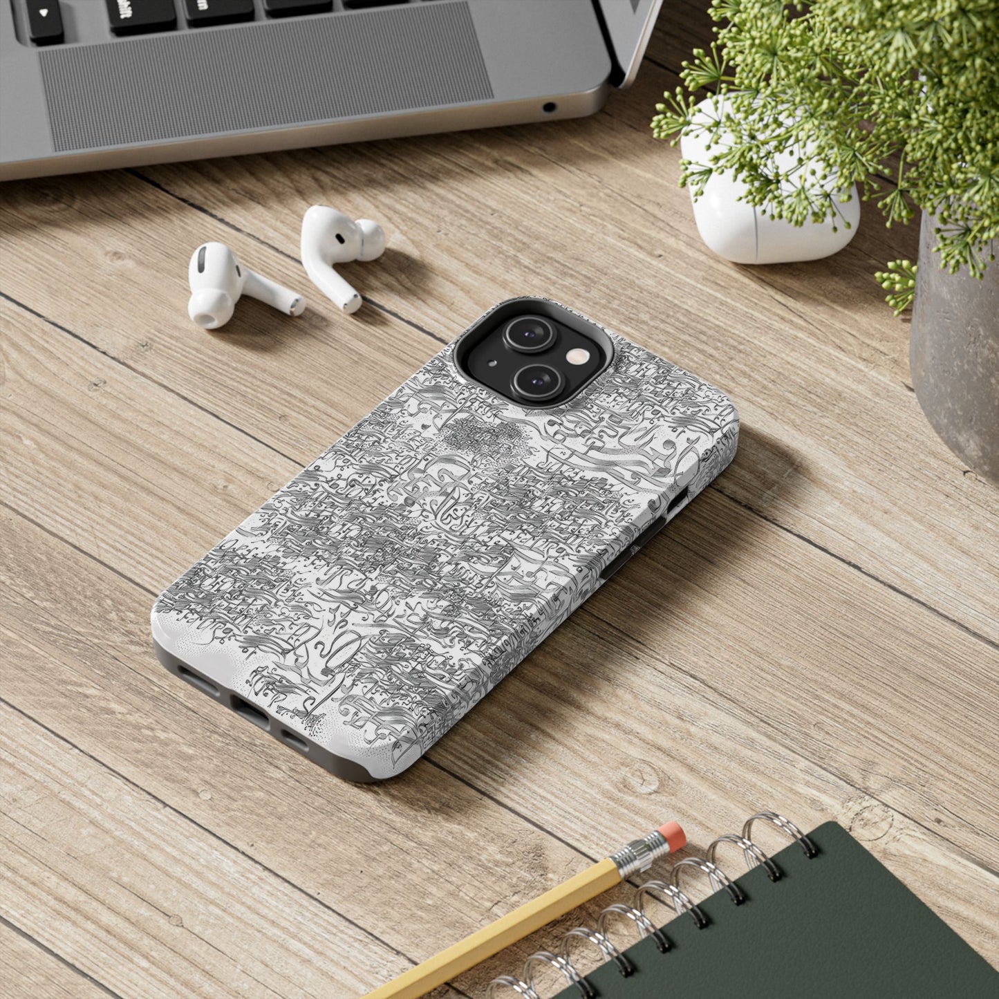 Phone Case Persian Calligraphy Modern Handwriting