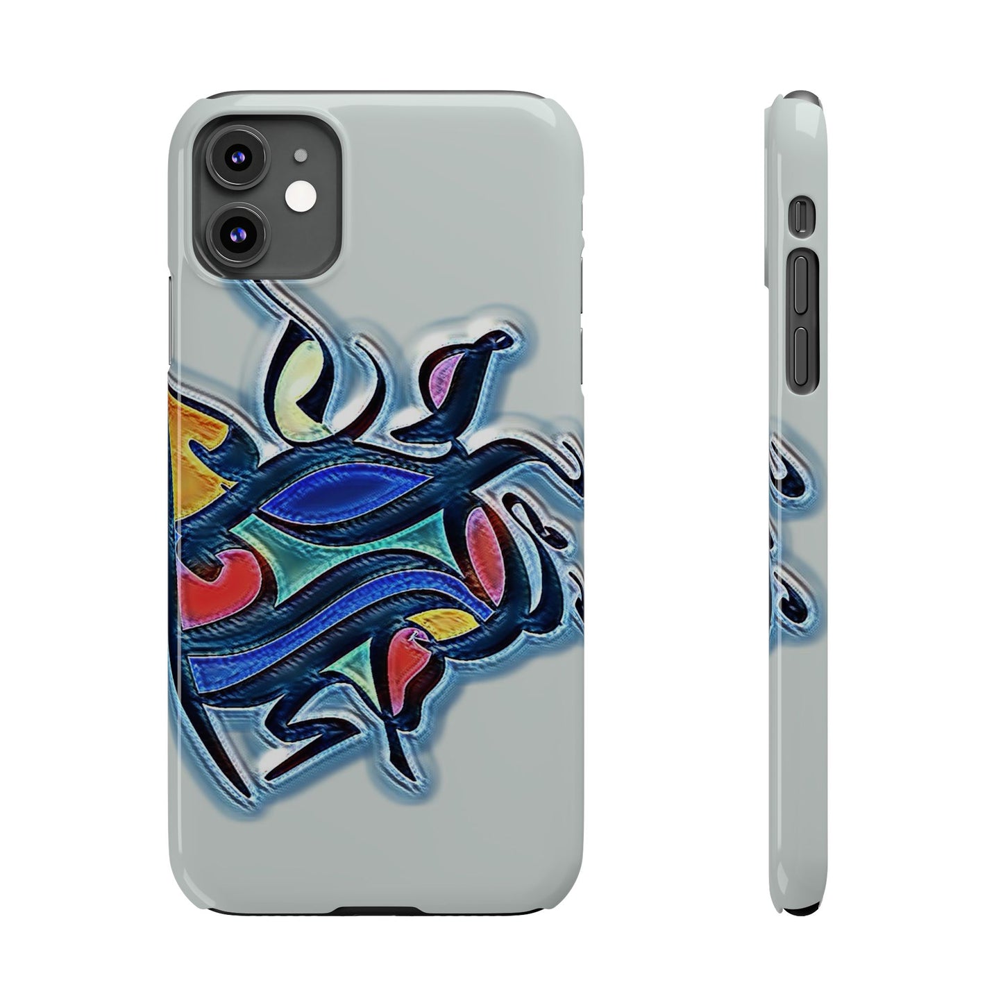 ' Modern Art Slim Phone Case -LOVE