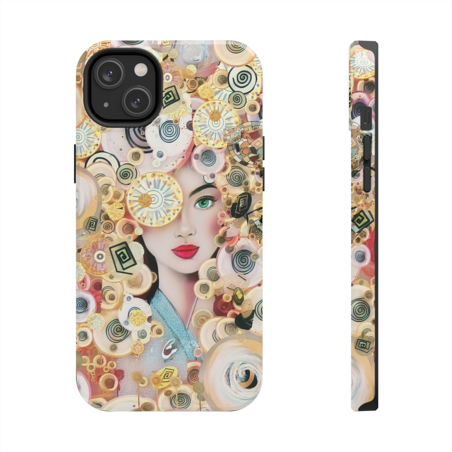Phone Case - Persian Art Inspired Beautiful Girl Design