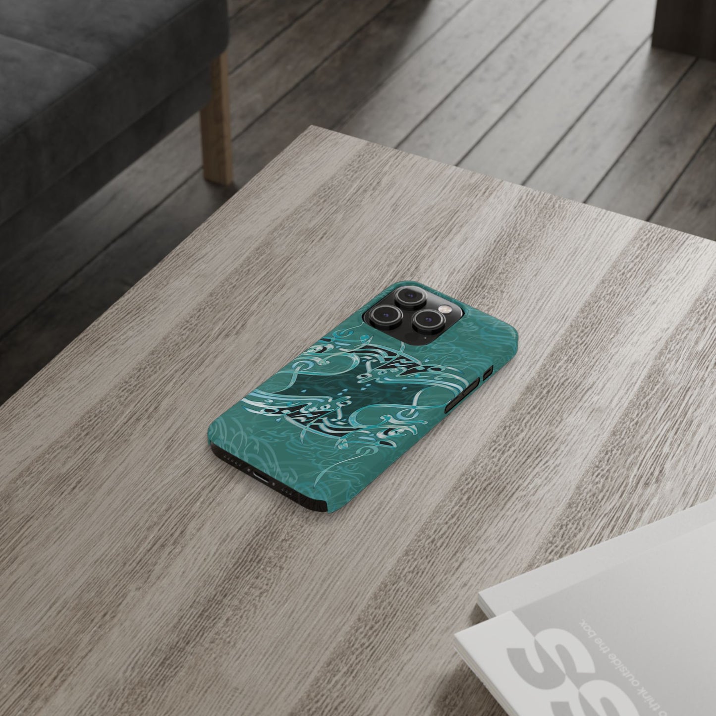 ' Modern Calligraphy Art Slim Phone Case