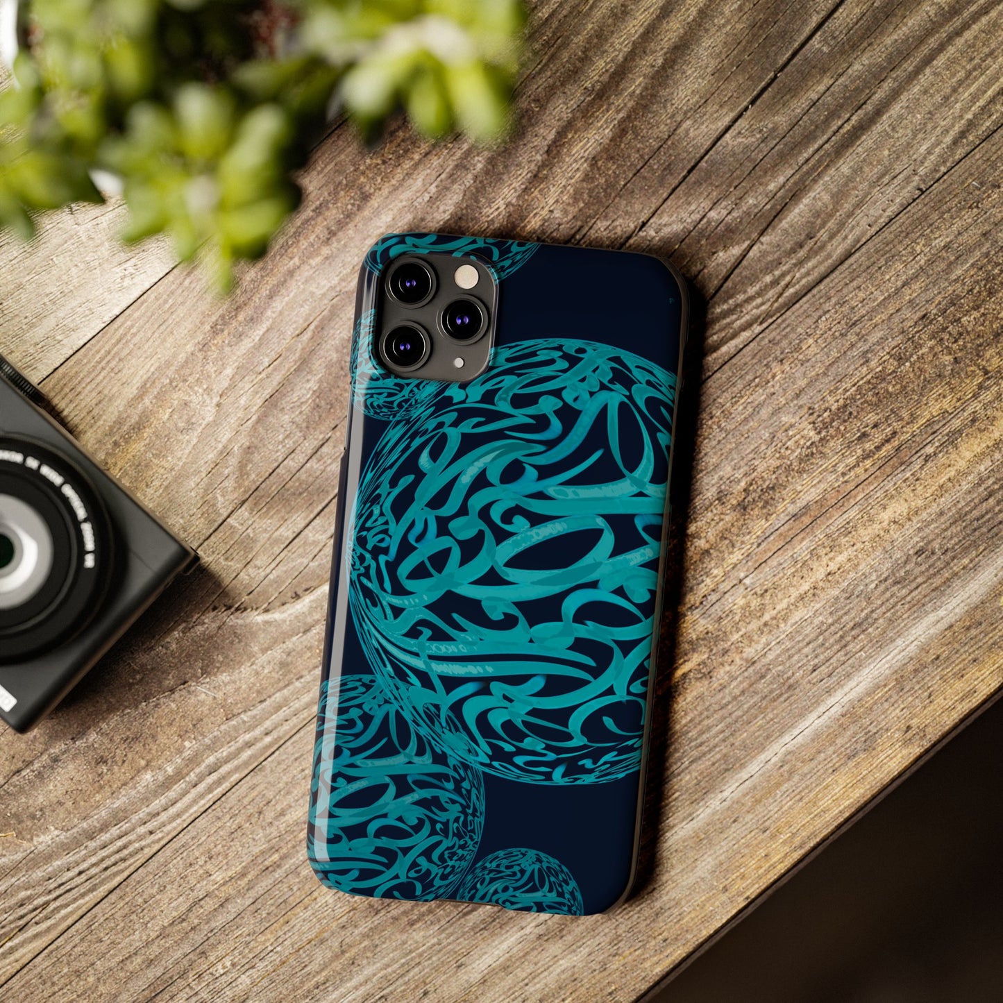 ' Modern Art Slim Phone Case -LOVE